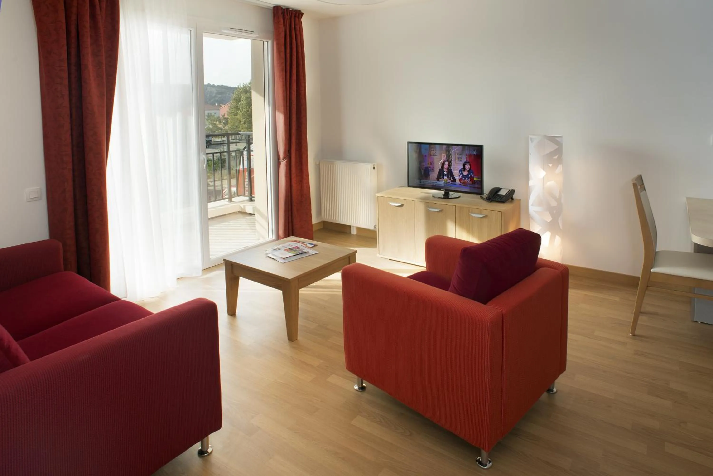 Living room in Domitys Les Cigales du Lubéron