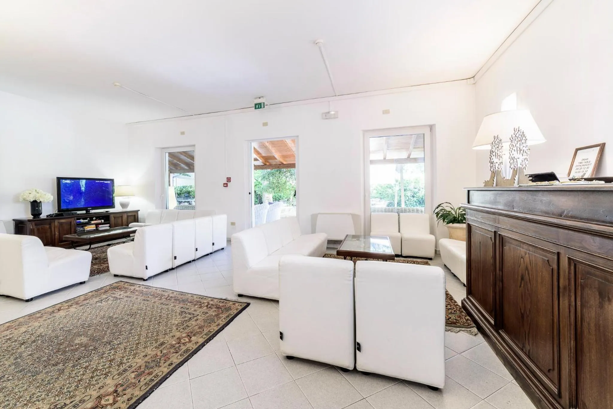 Lobby or reception in Hotel La Bussola