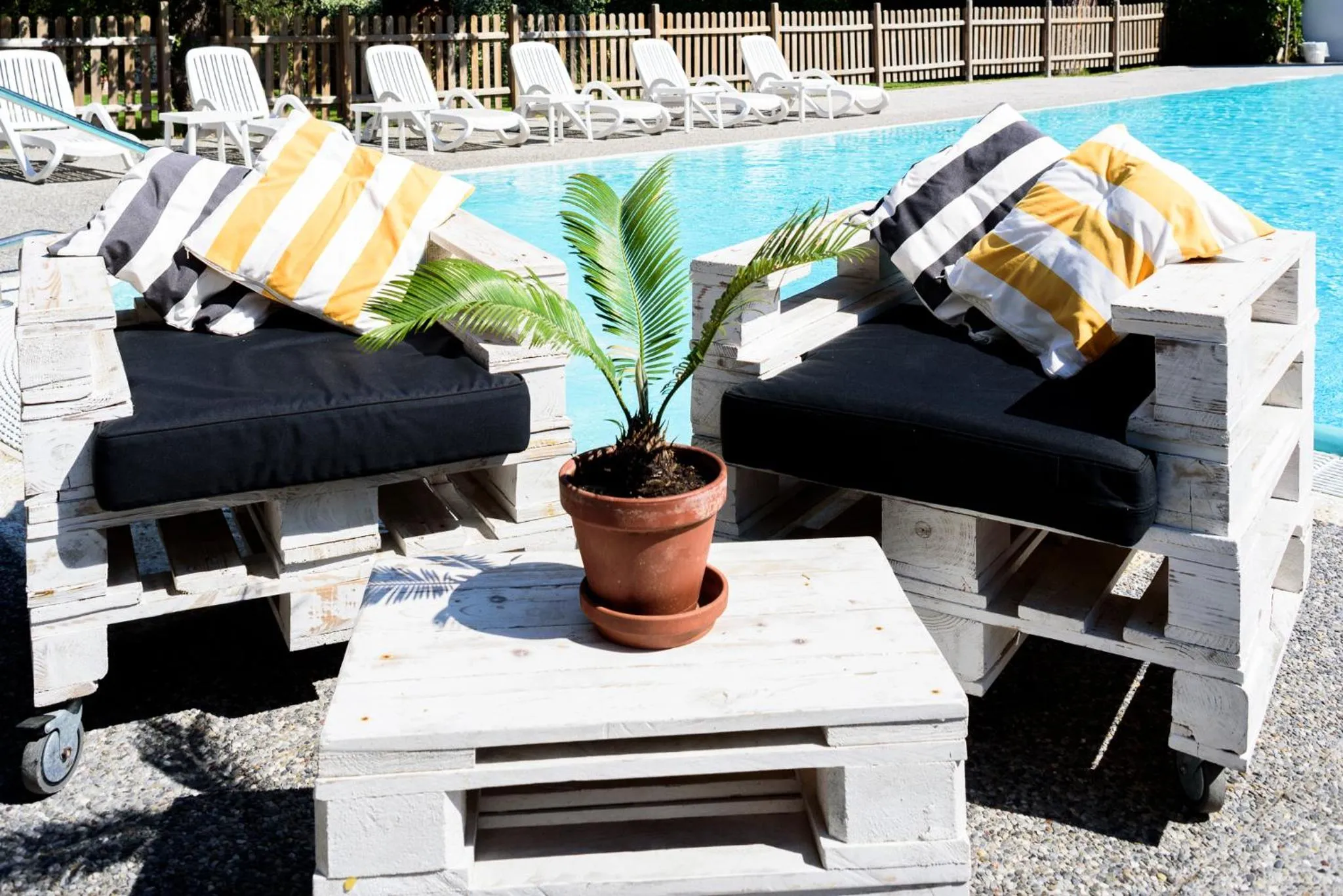 Swimming pool in Hotel La Bussola