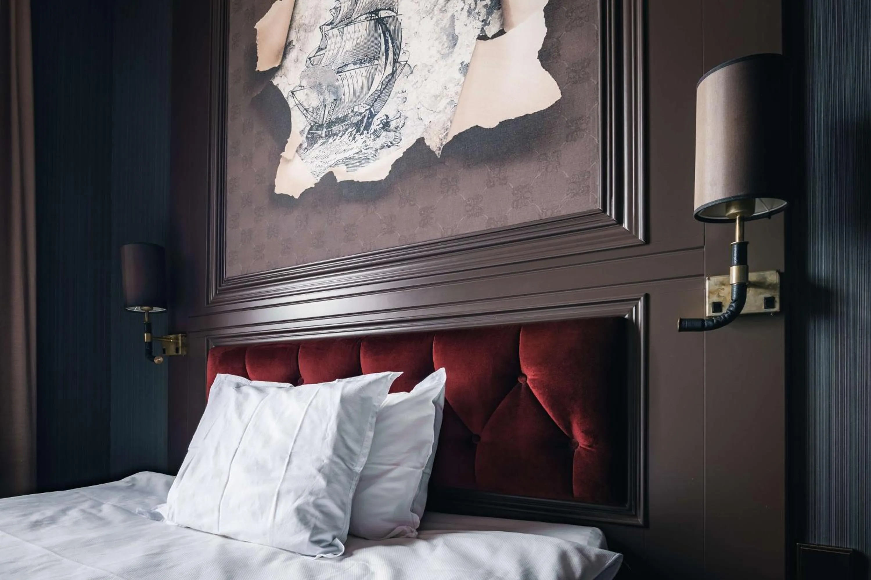 Bedroom, Bed in Stora Hotellet; BW Premier Collection