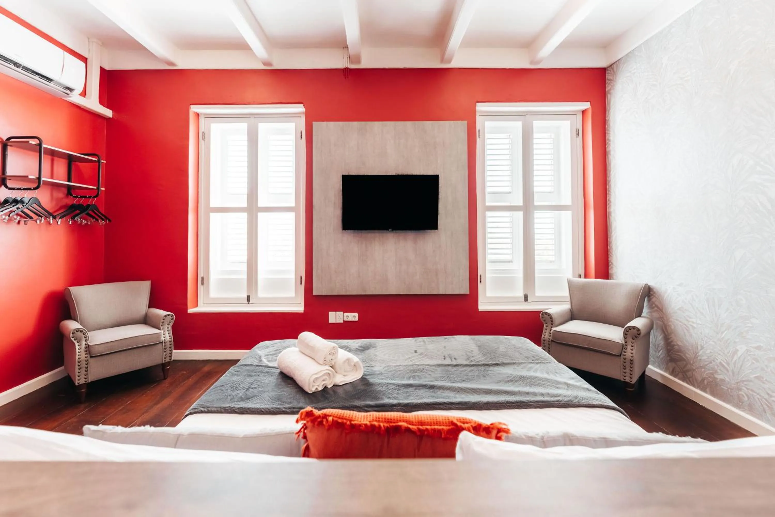 Bed in Atelier Skalo Boutique Hotel