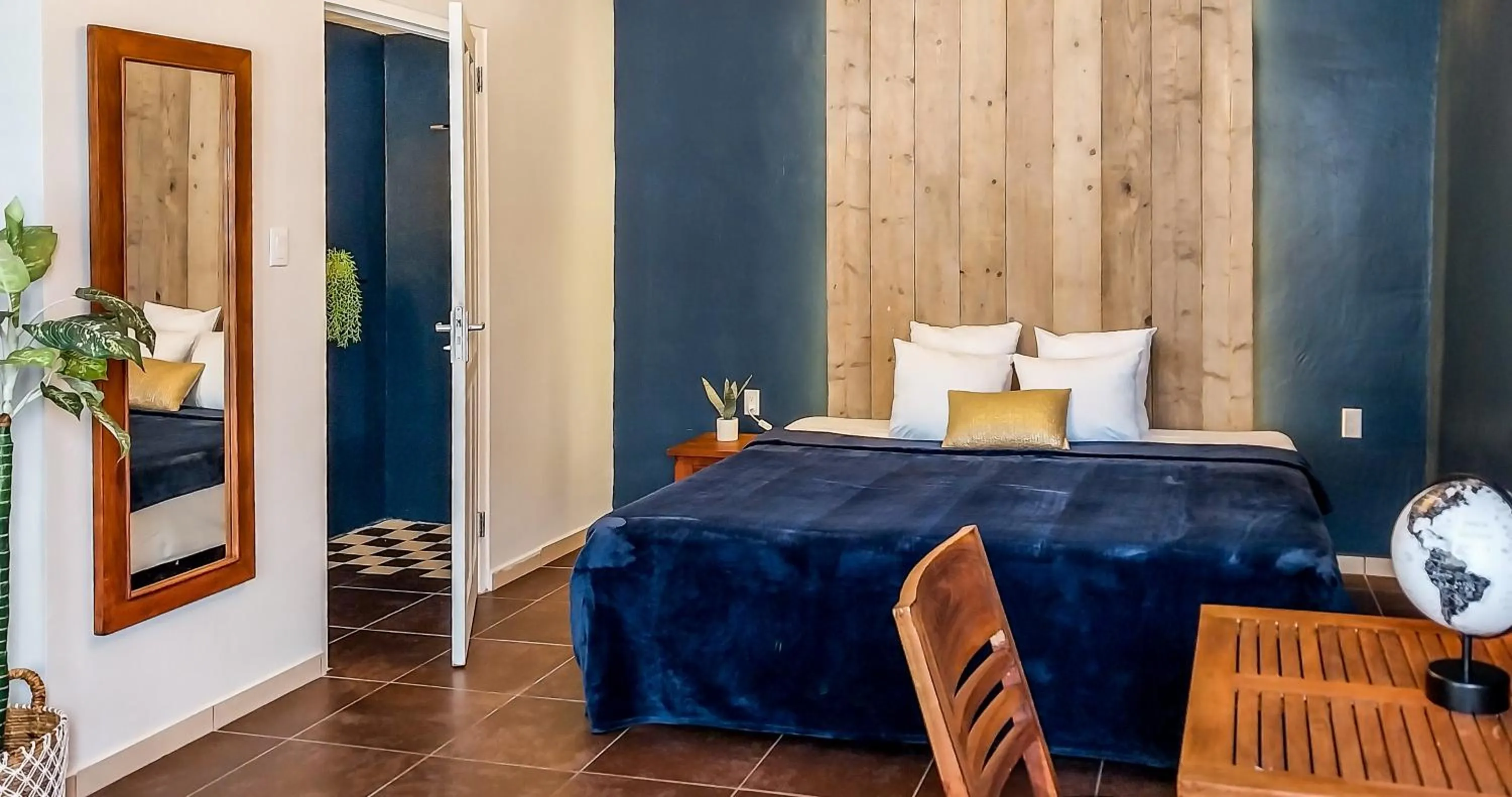 Bed in Atelier Skalo Boutique Hotel