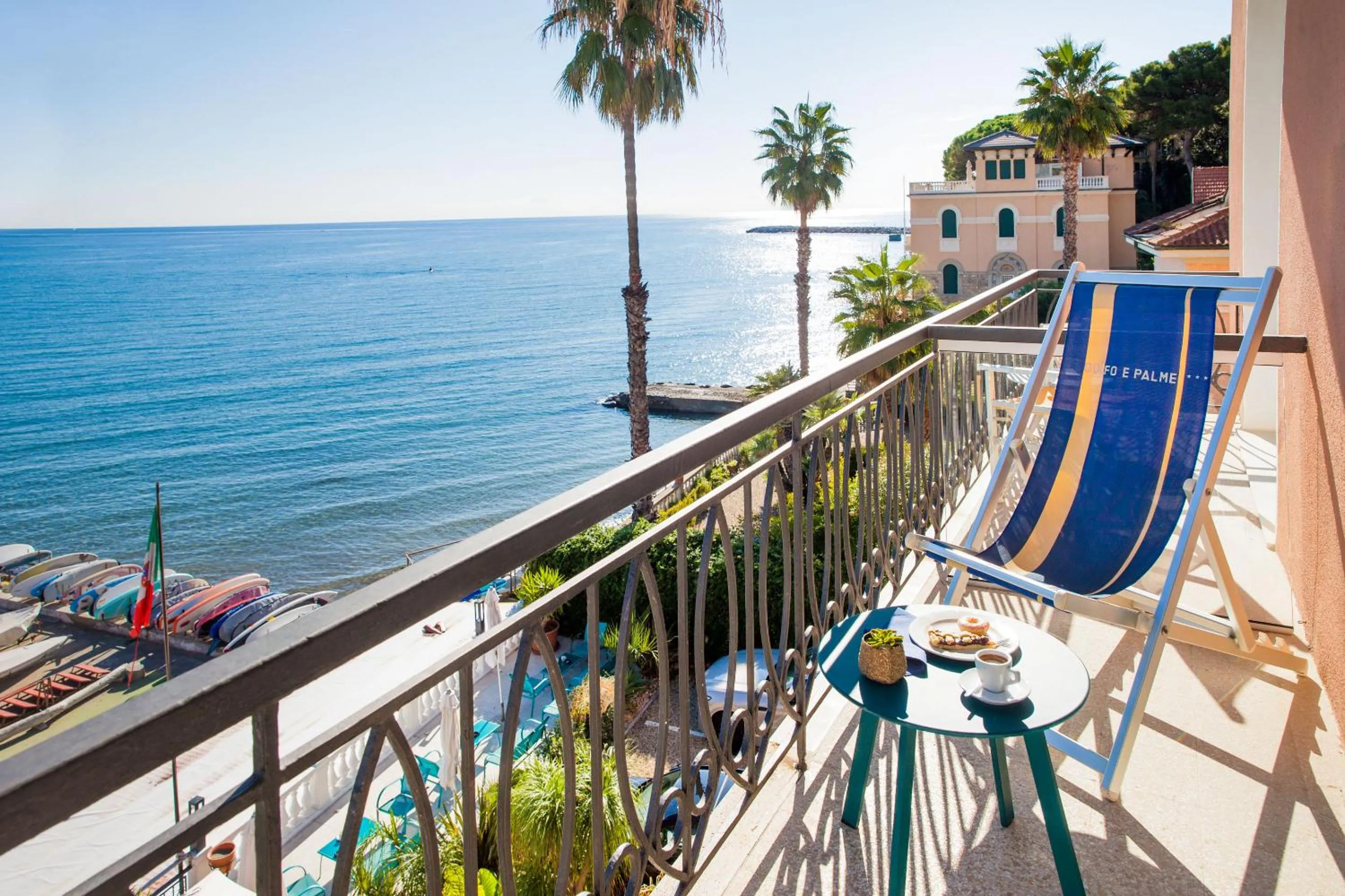Balcony/Terrace in Hotel Golfo e Palme