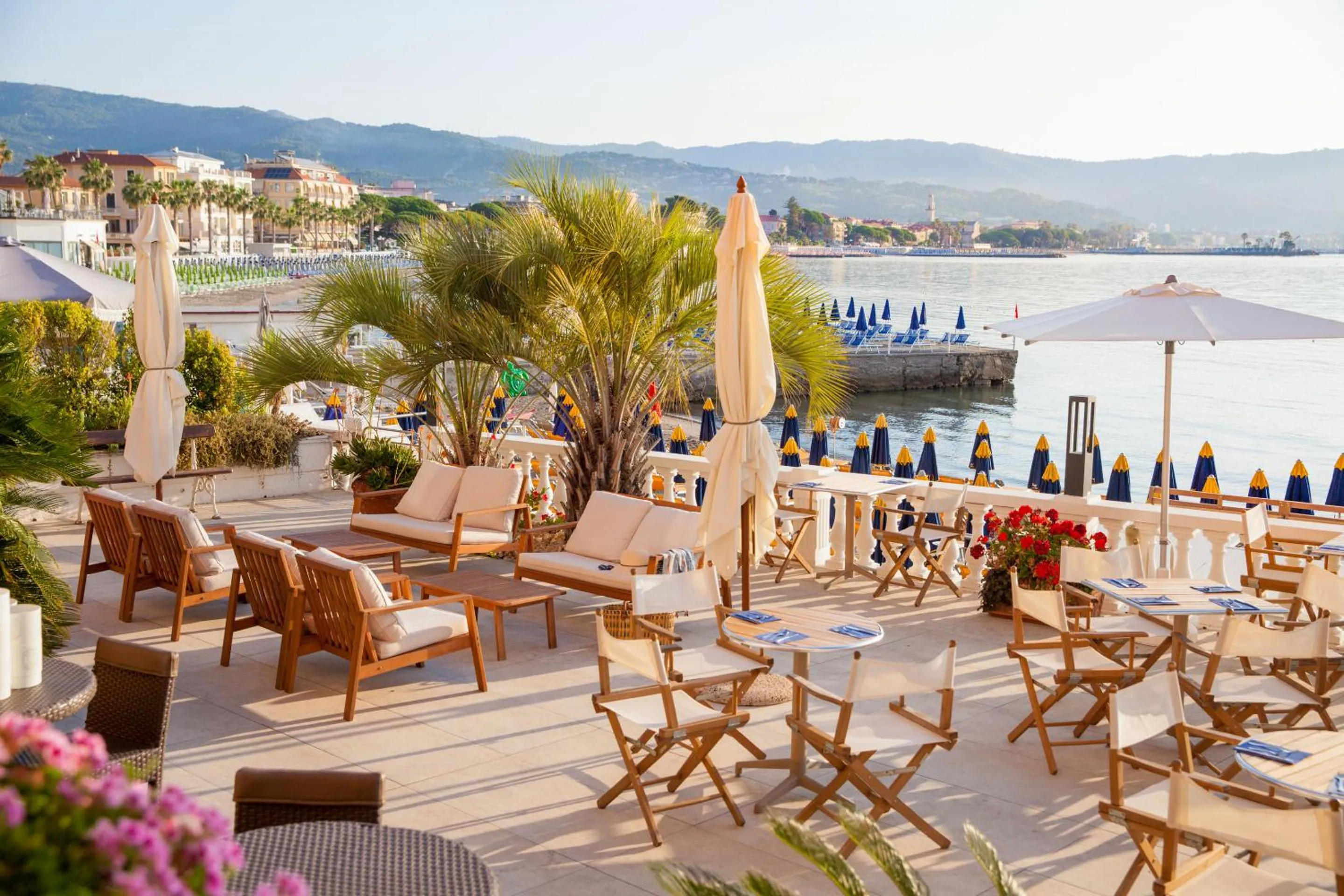 Sea view in Hotel Golfo e Palme