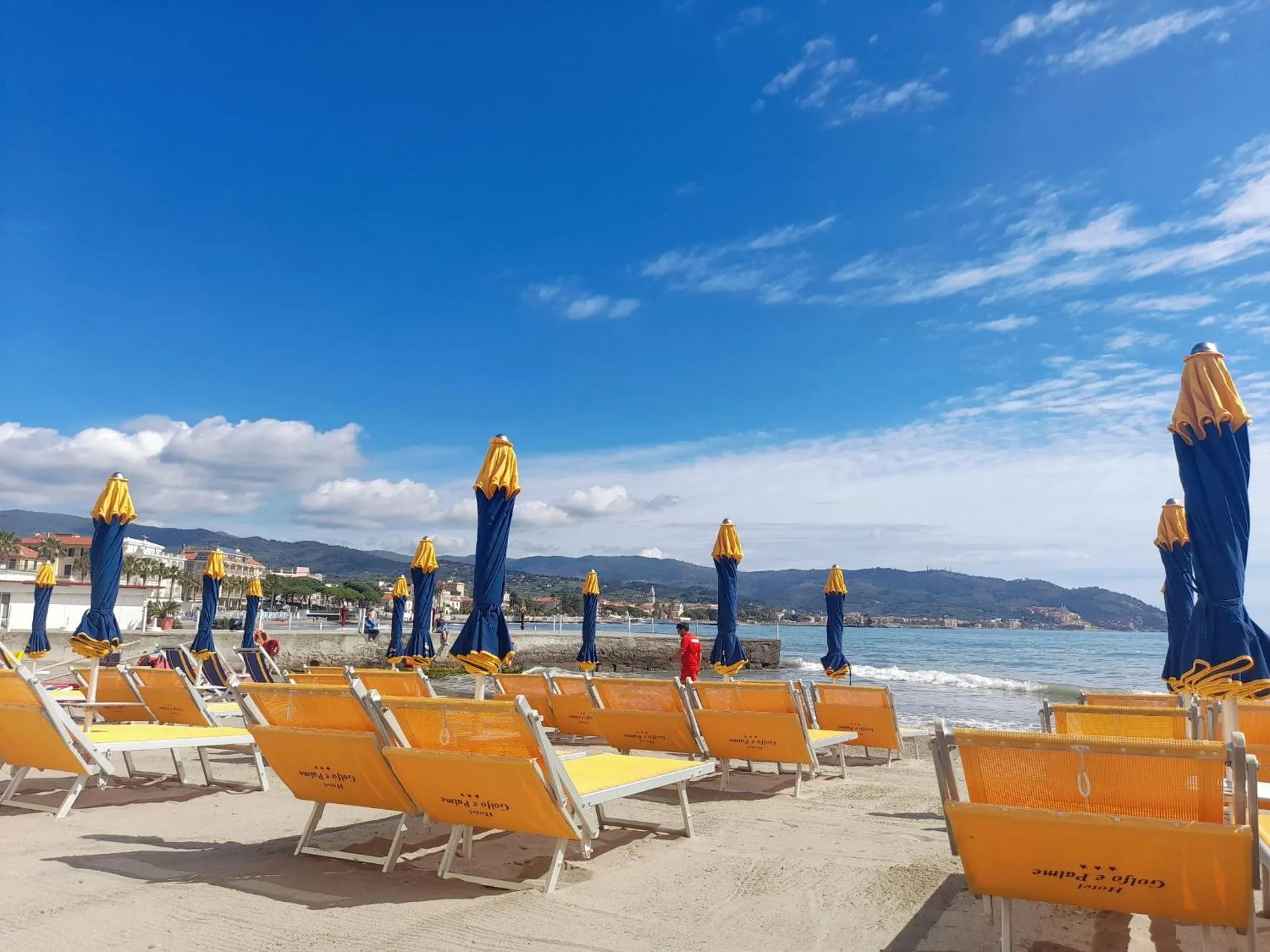 Beach in Hotel Golfo e Palme