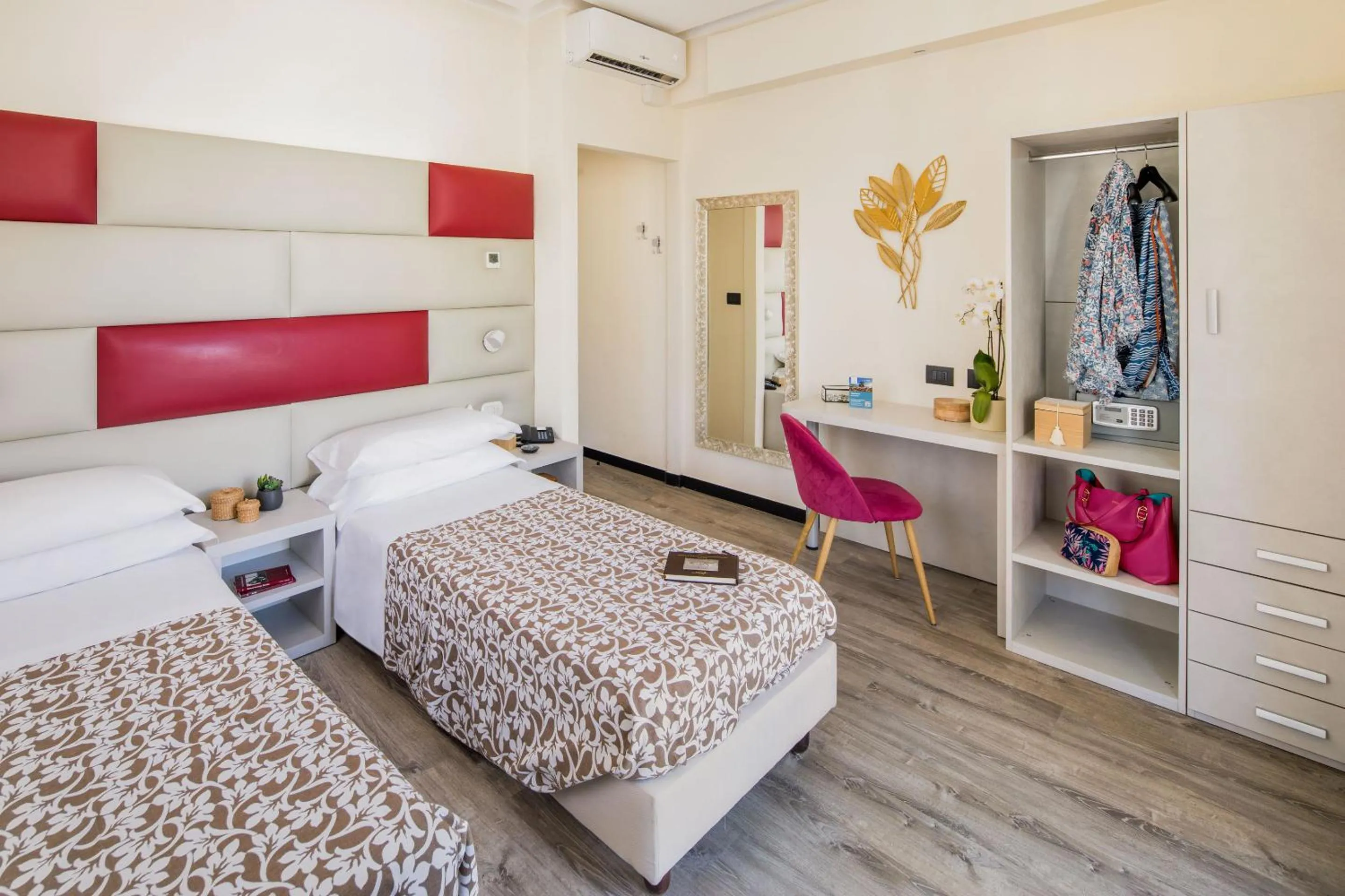 Bed in Hotel Golfo e Palme