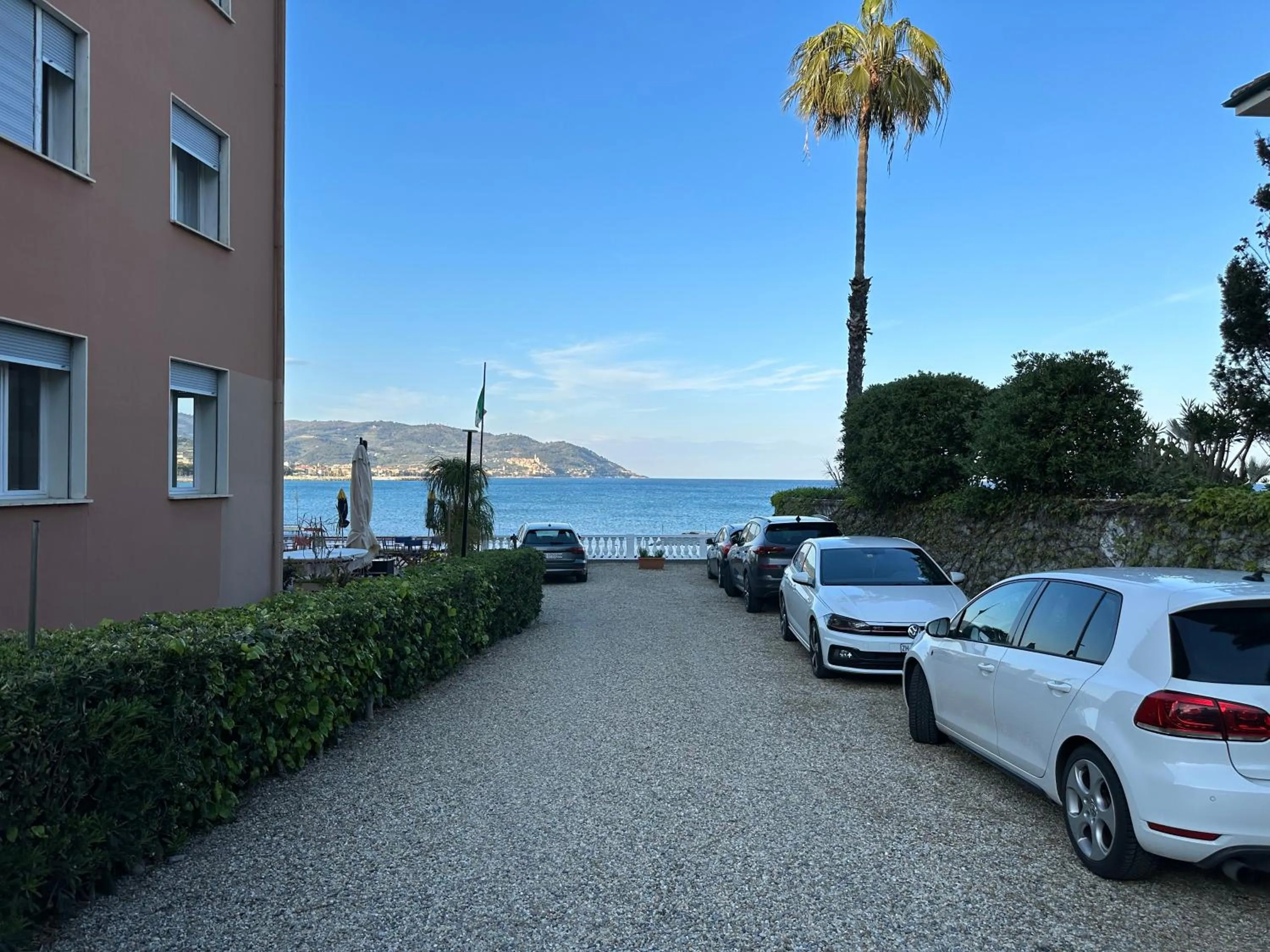 Parking in Hotel Golfo e Palme