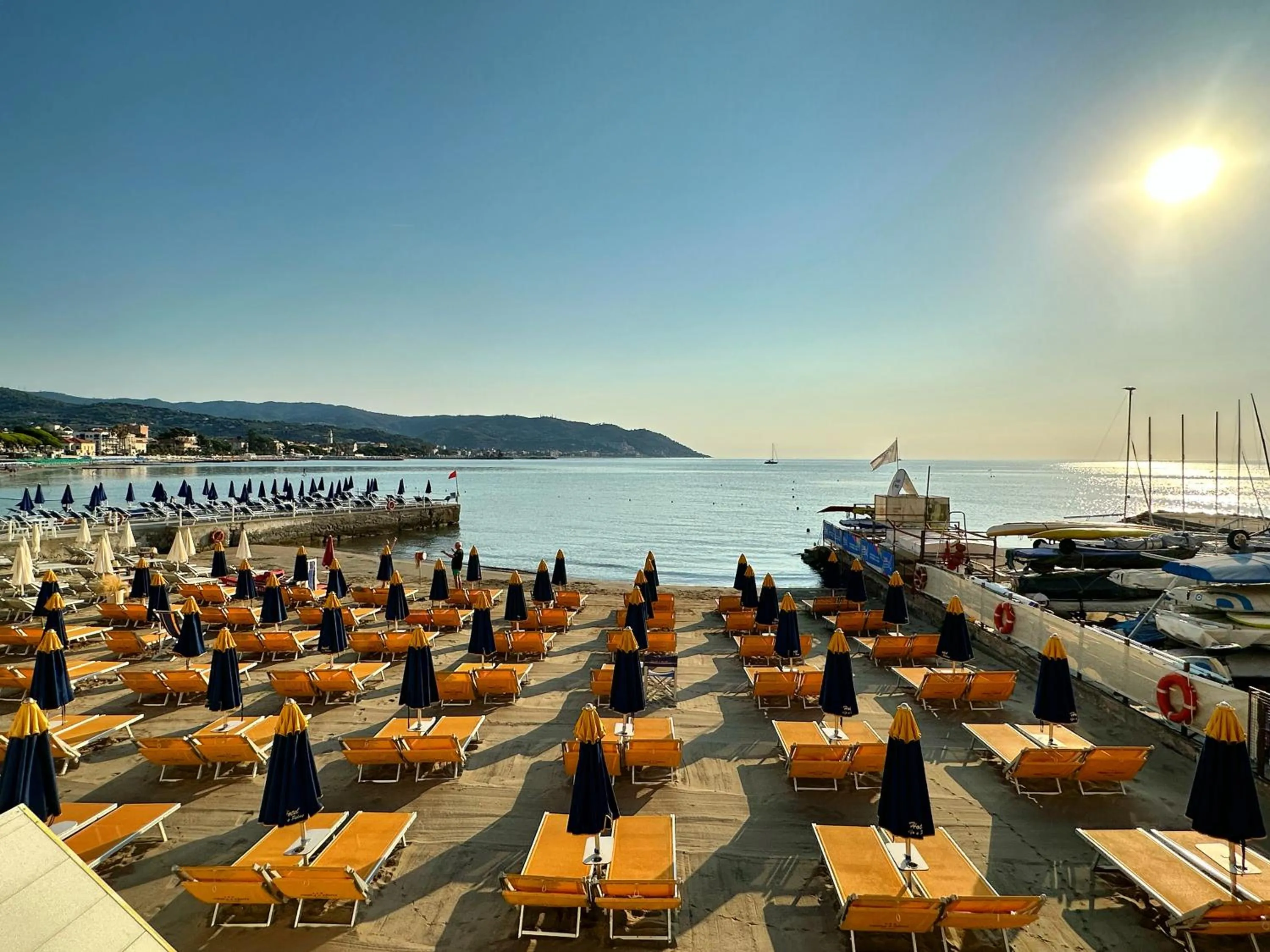 Beach in Hotel Golfo e Palme