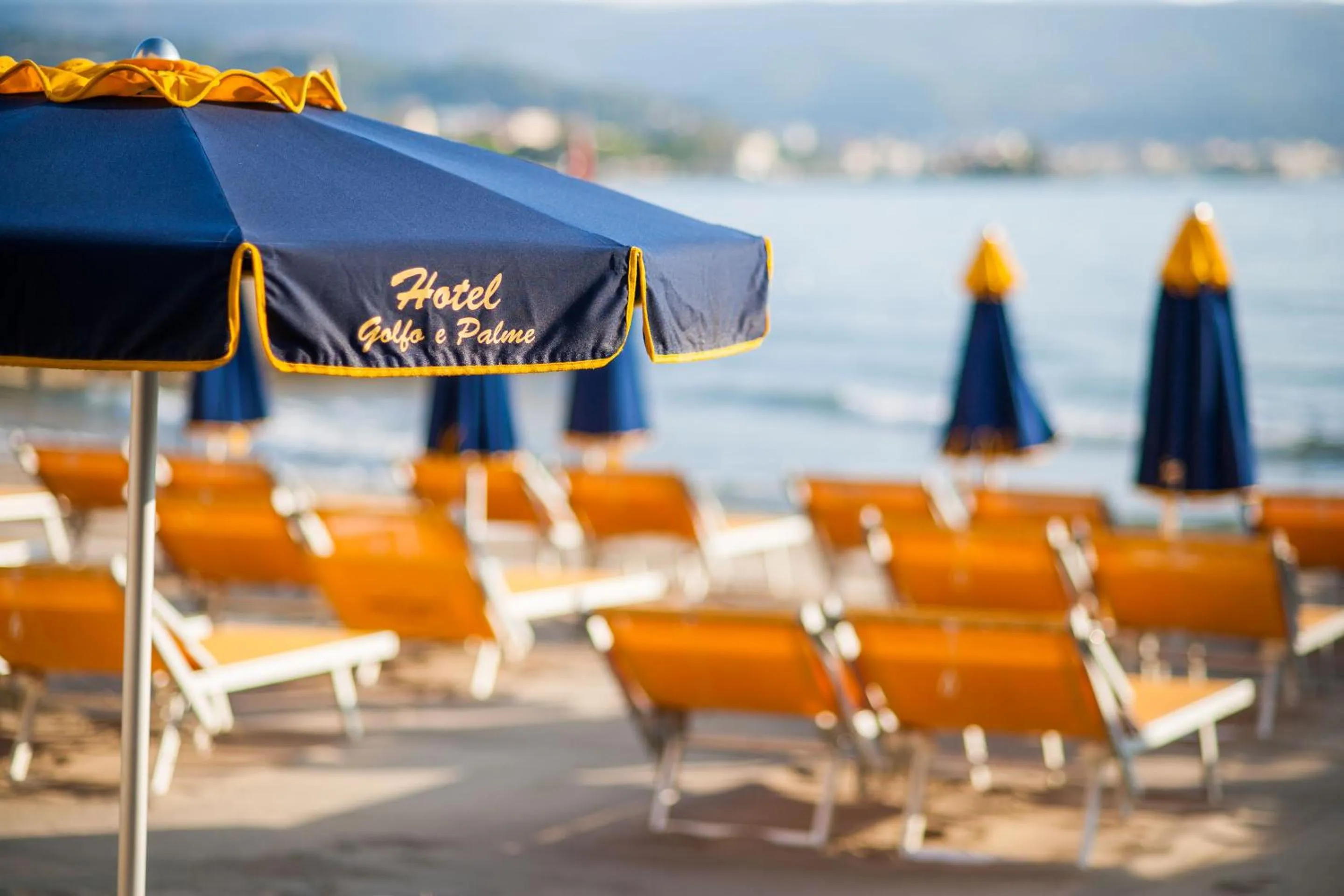 Beach in Hotel Golfo e Palme