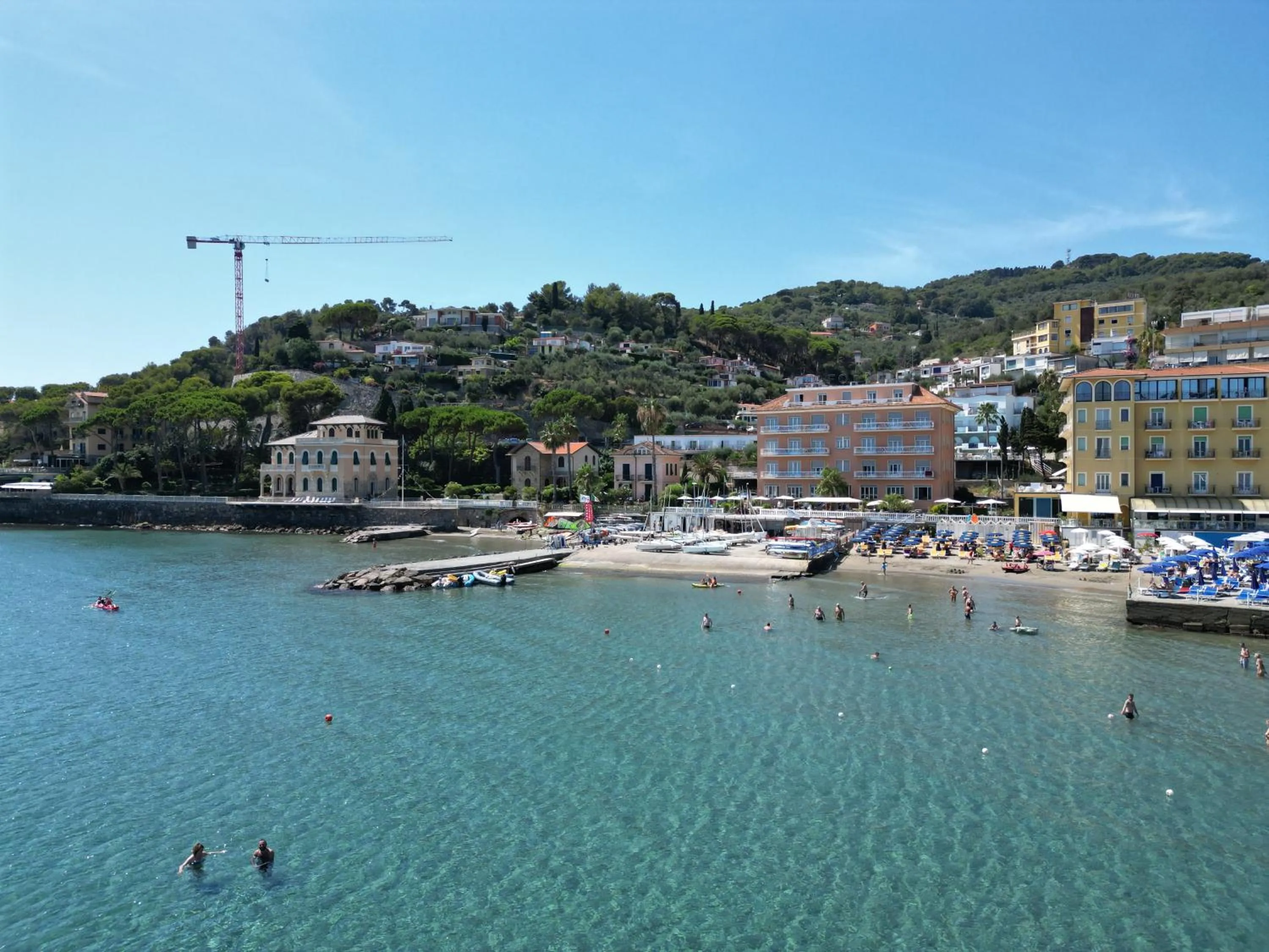 Bird's eye view in Hotel Golfo e Palme