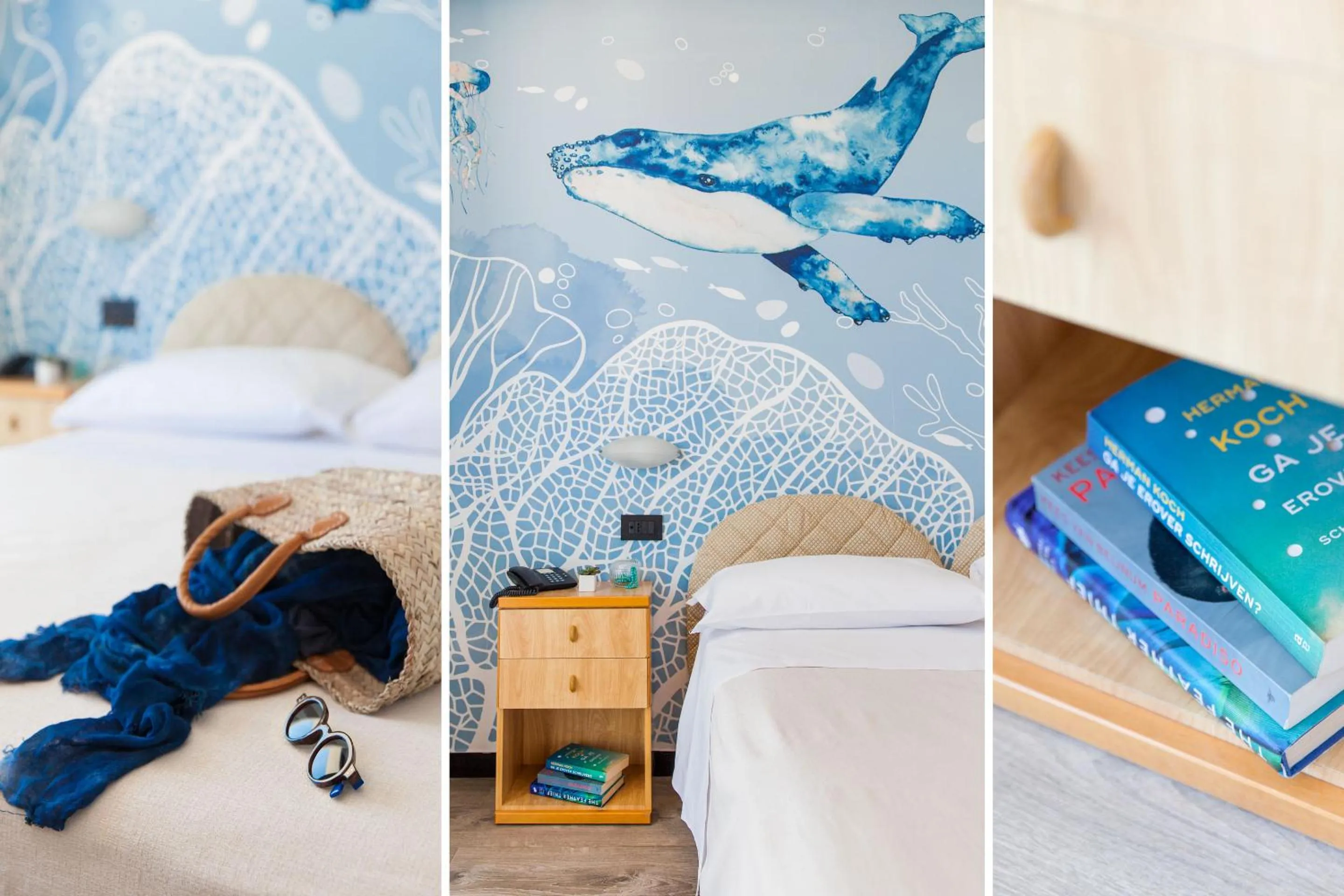 Bed in Hotel Golfo e Palme