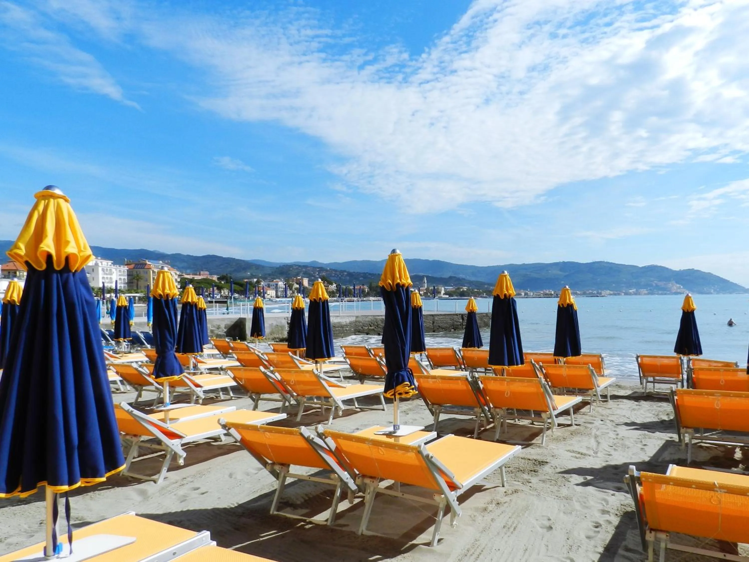Beach in Hotel Golfo e Palme