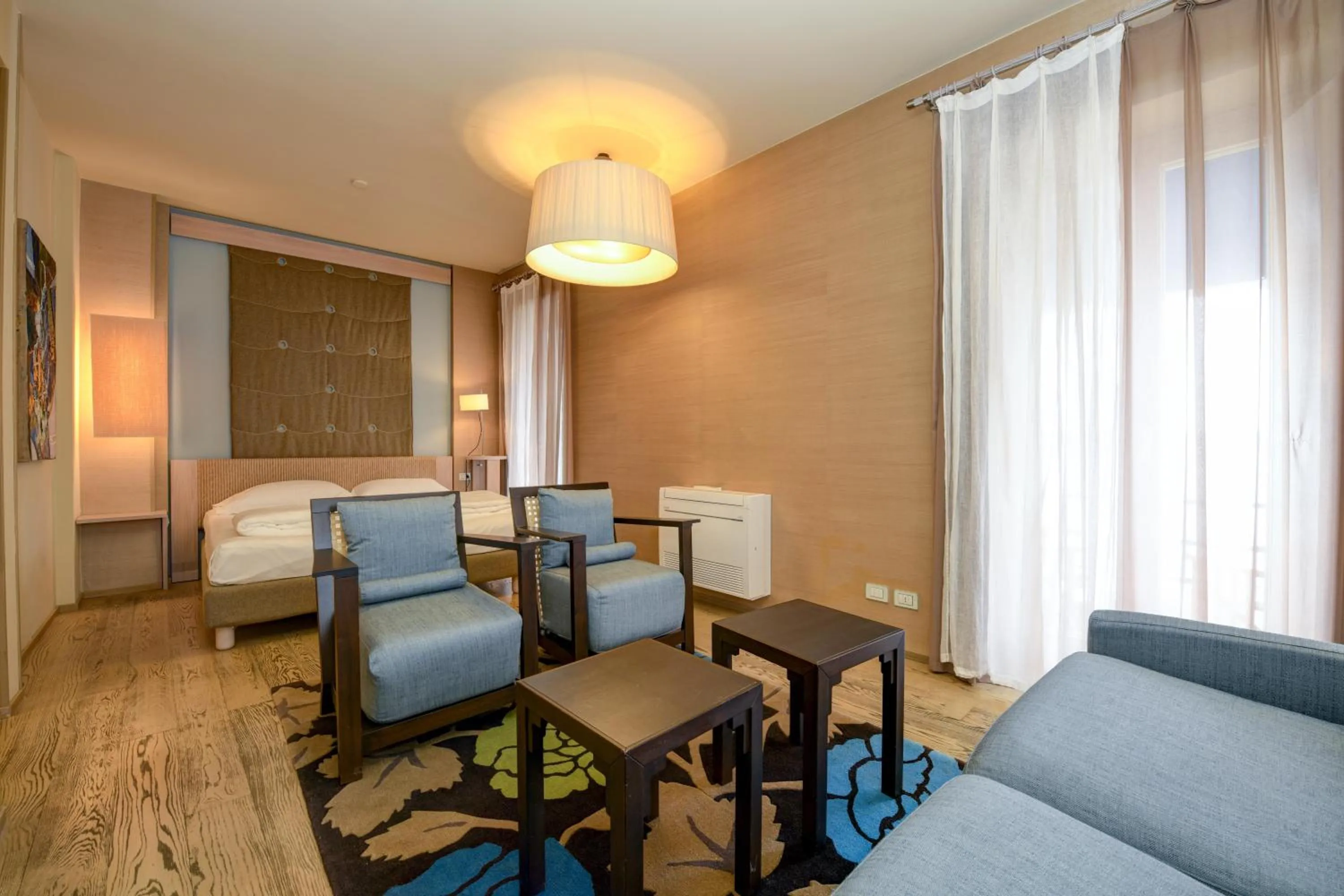 Living room, Bed in Hotel Flaminia