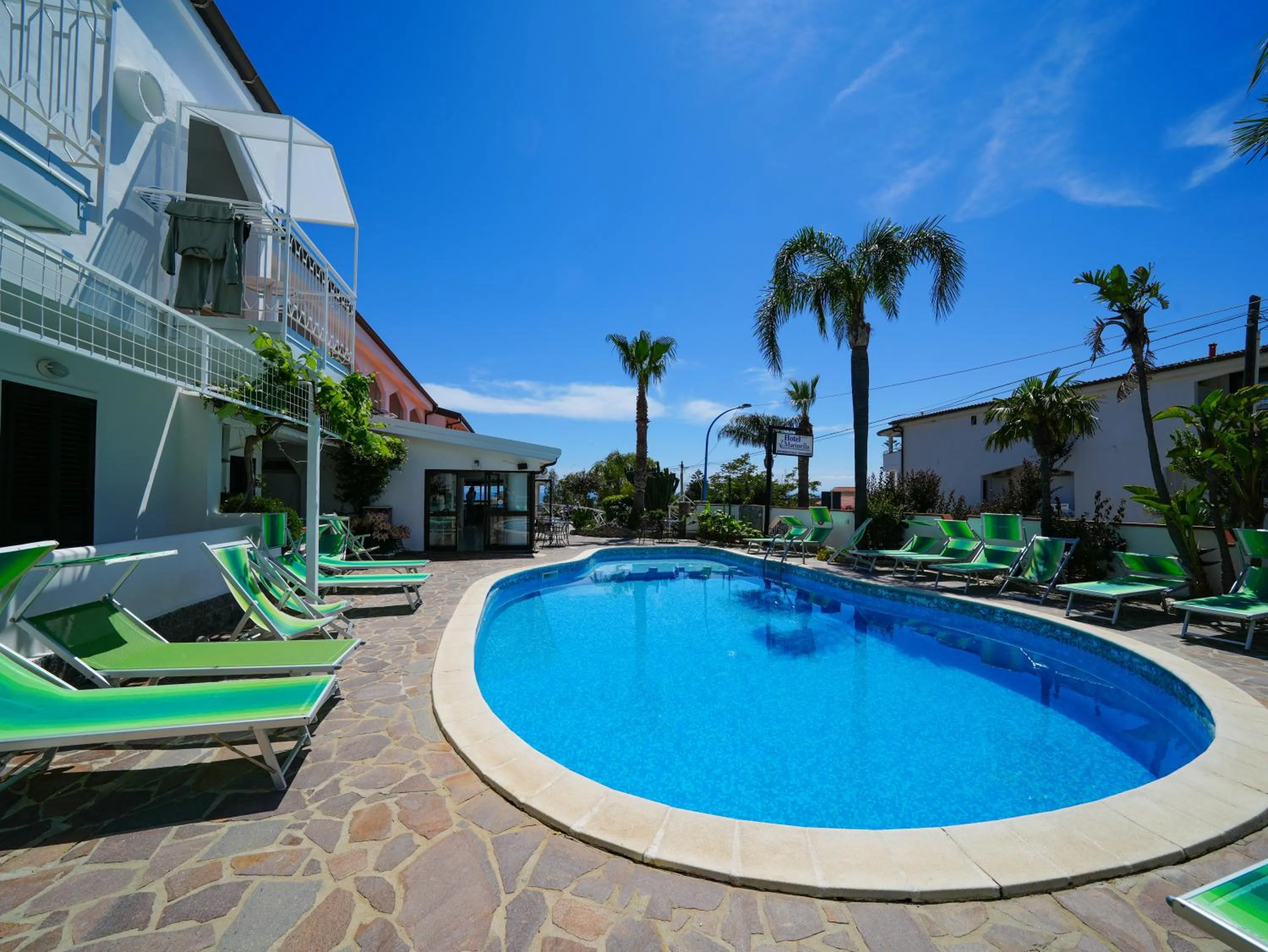 Property building in Hotel MARINELLA parking wi-fi spiaggia attrezzata