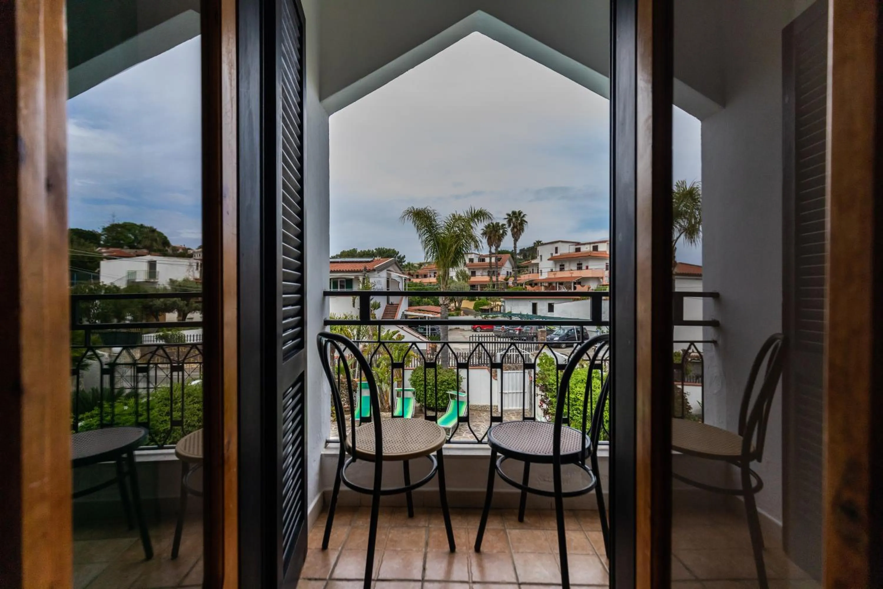 Balcony/Terrace in Hotel MARINELLA parking wi-fi spiaggia attrezzata