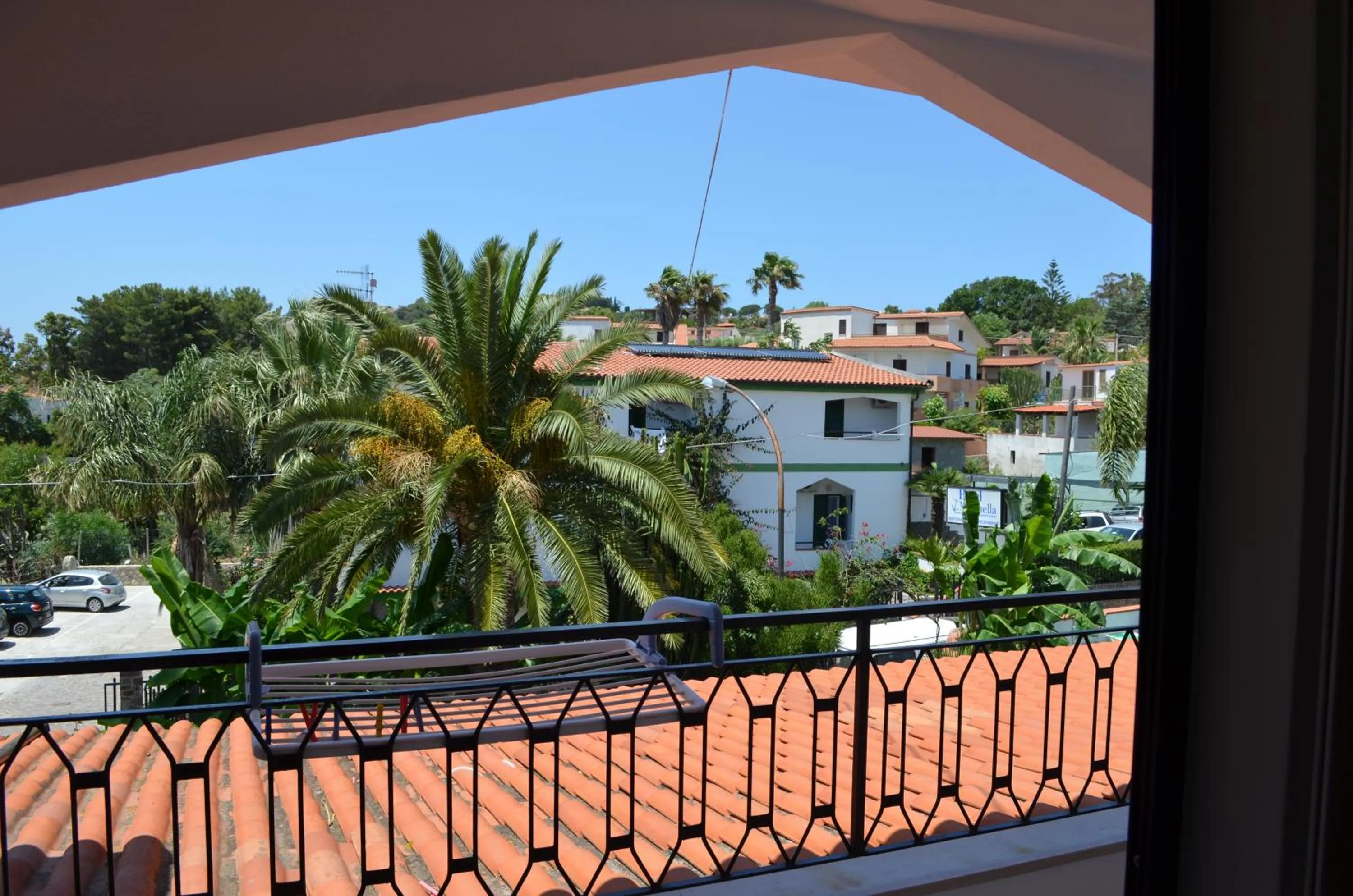 Balcony/Terrace in Hotel MARINELLA parking wi-fi spiaggia attrezzata