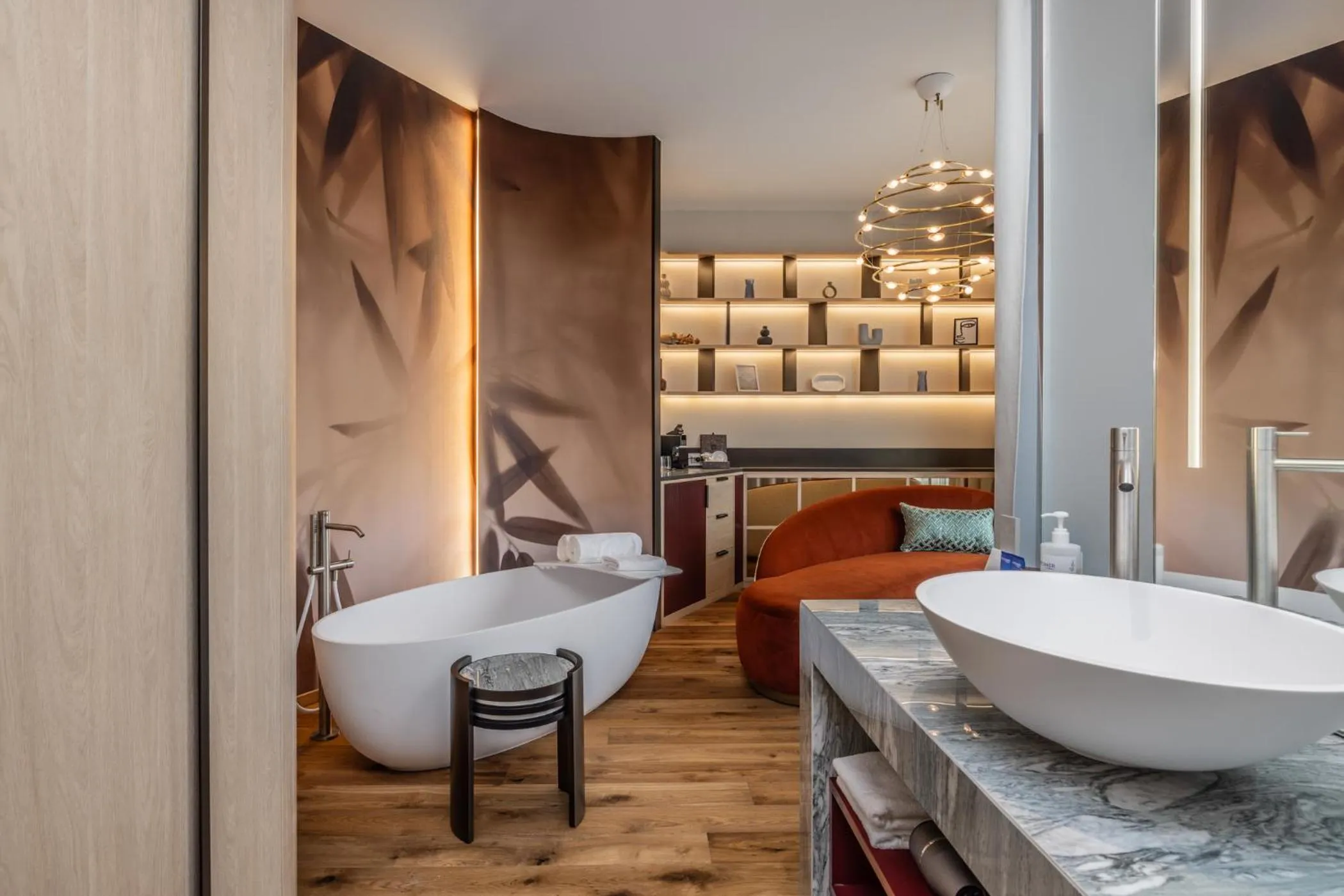 Open Air Bath in Hotel Val Di Sogno - Adults Only