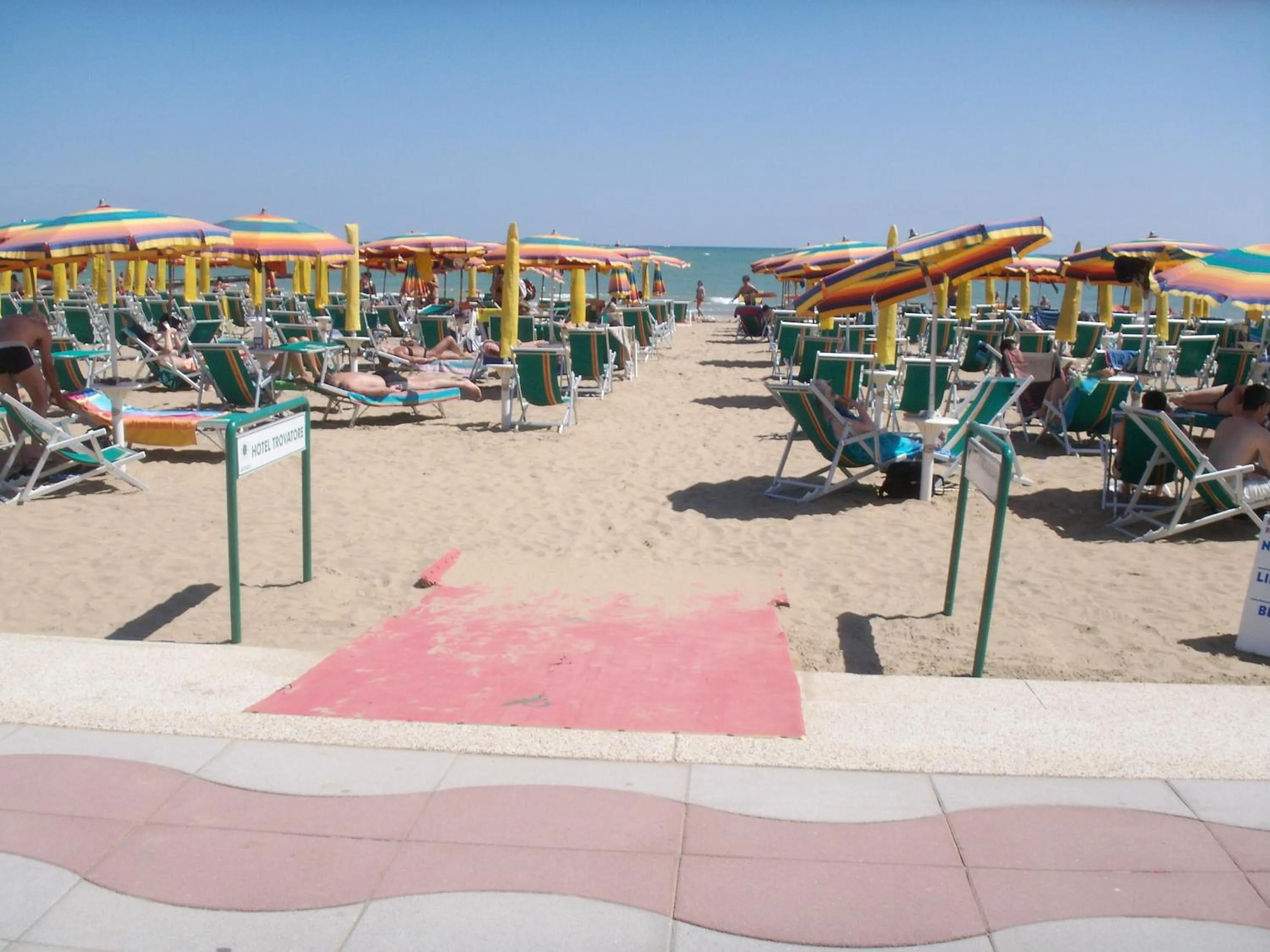 Beach in Hotel Trovatore
