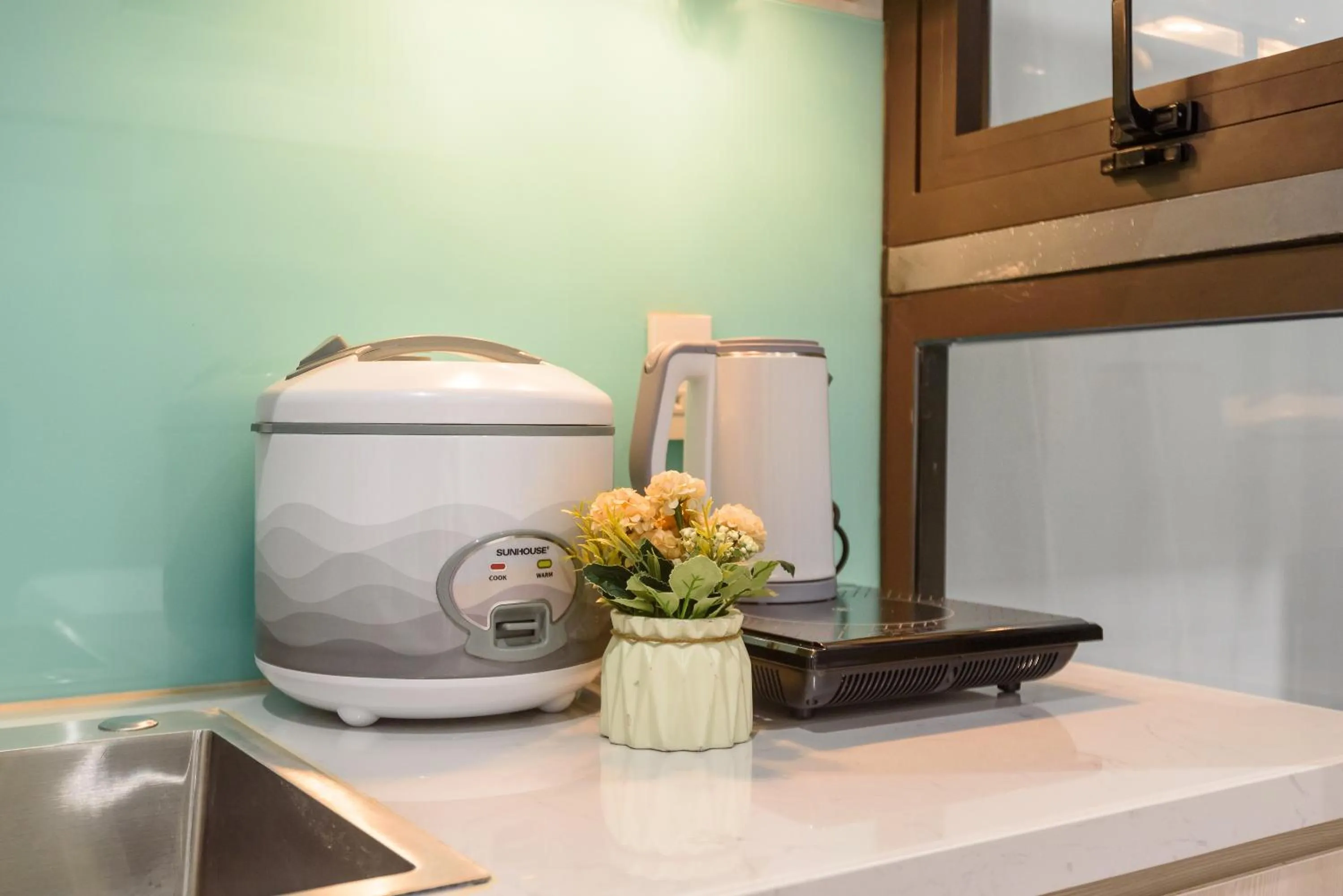 Kitchen or kitchenette in Cozrum Homes - June Corner