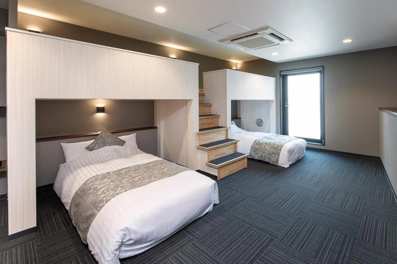 Bed in ENT TERRACE Asakusa