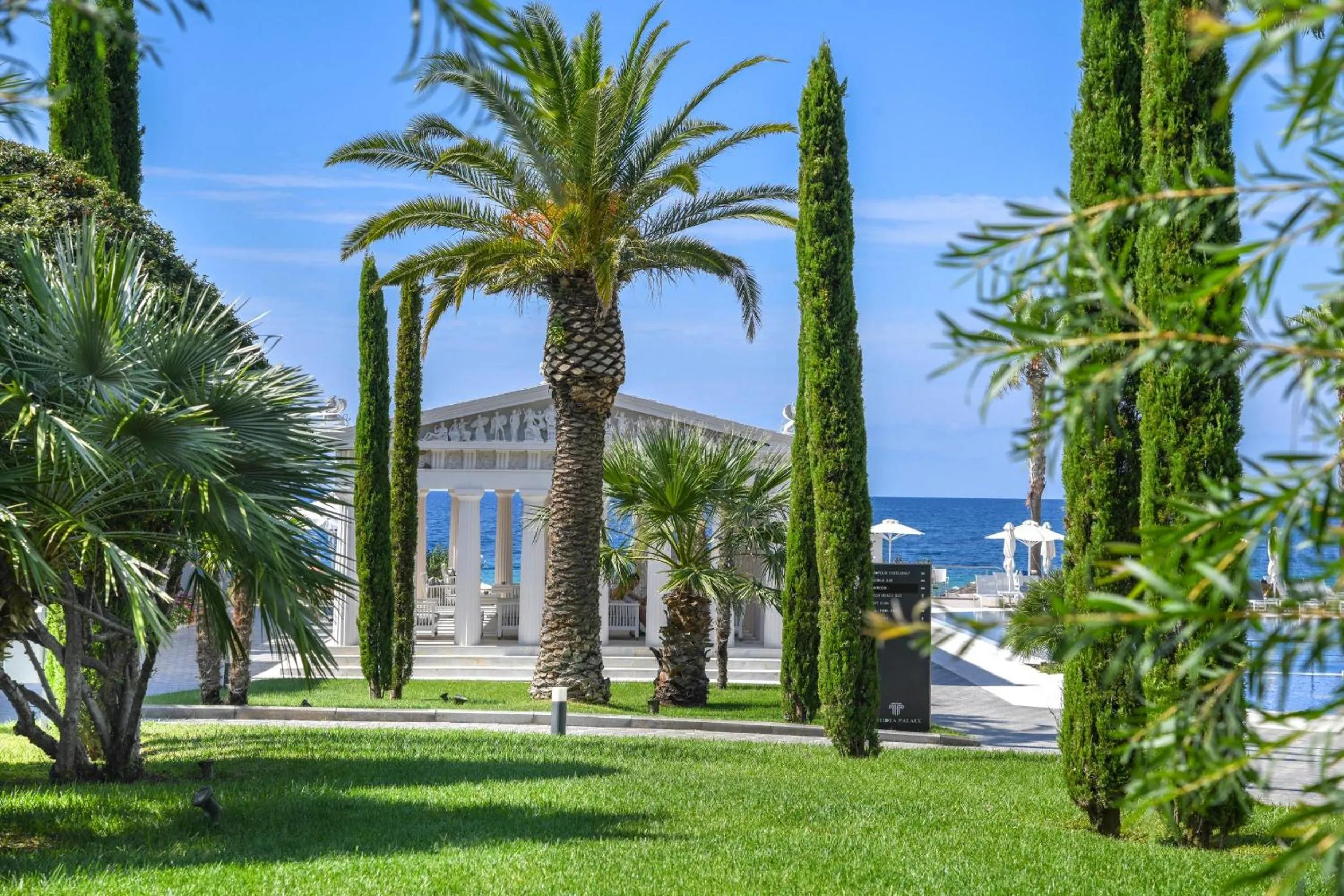 Garden in Potidea Palace Hotel