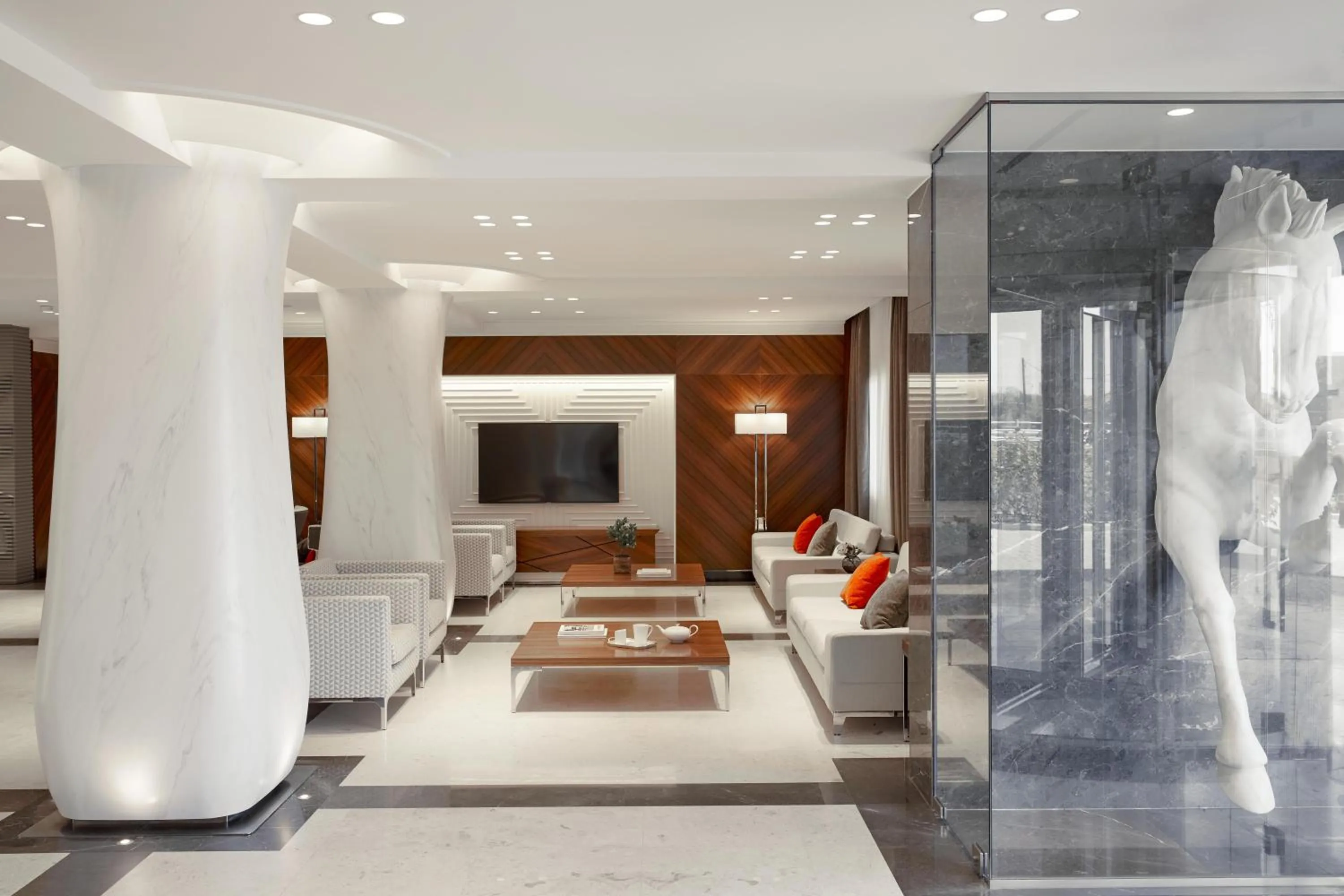 Lobby or reception in Potidea Palace Hotel