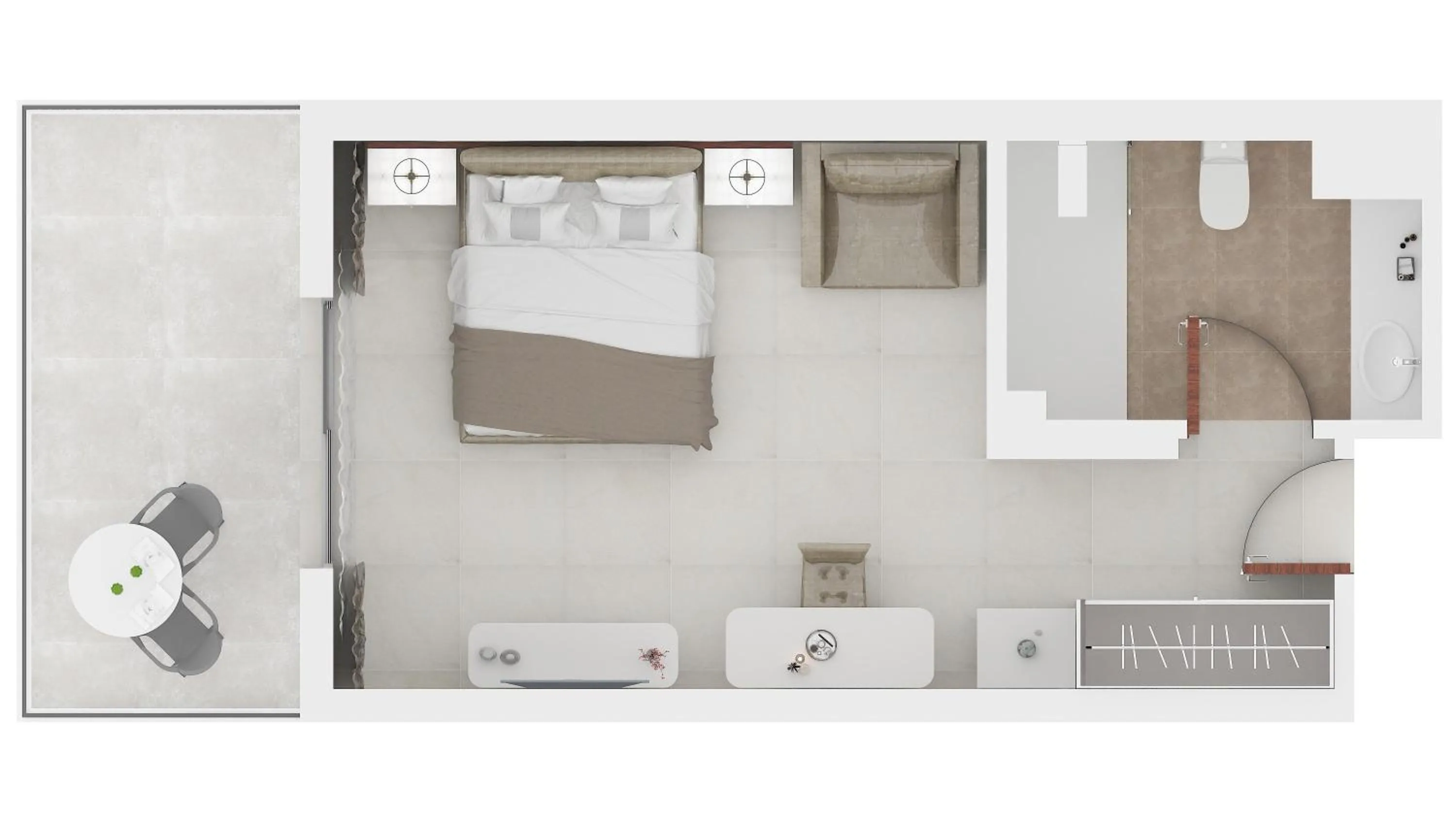 Photo of the whole room, Bed in Potidea Palace Hotel