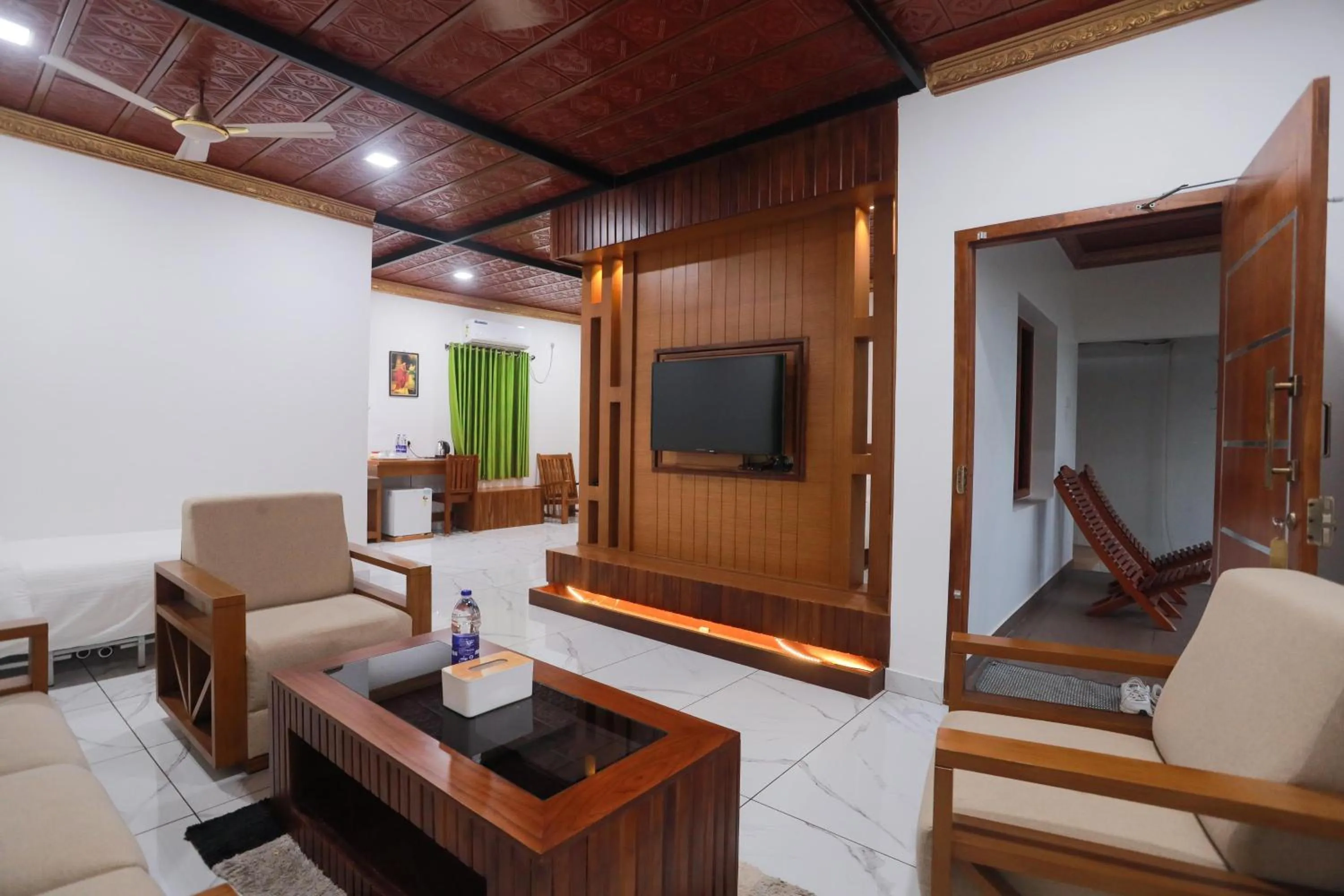 Living room in Srishty Garden Resorts
