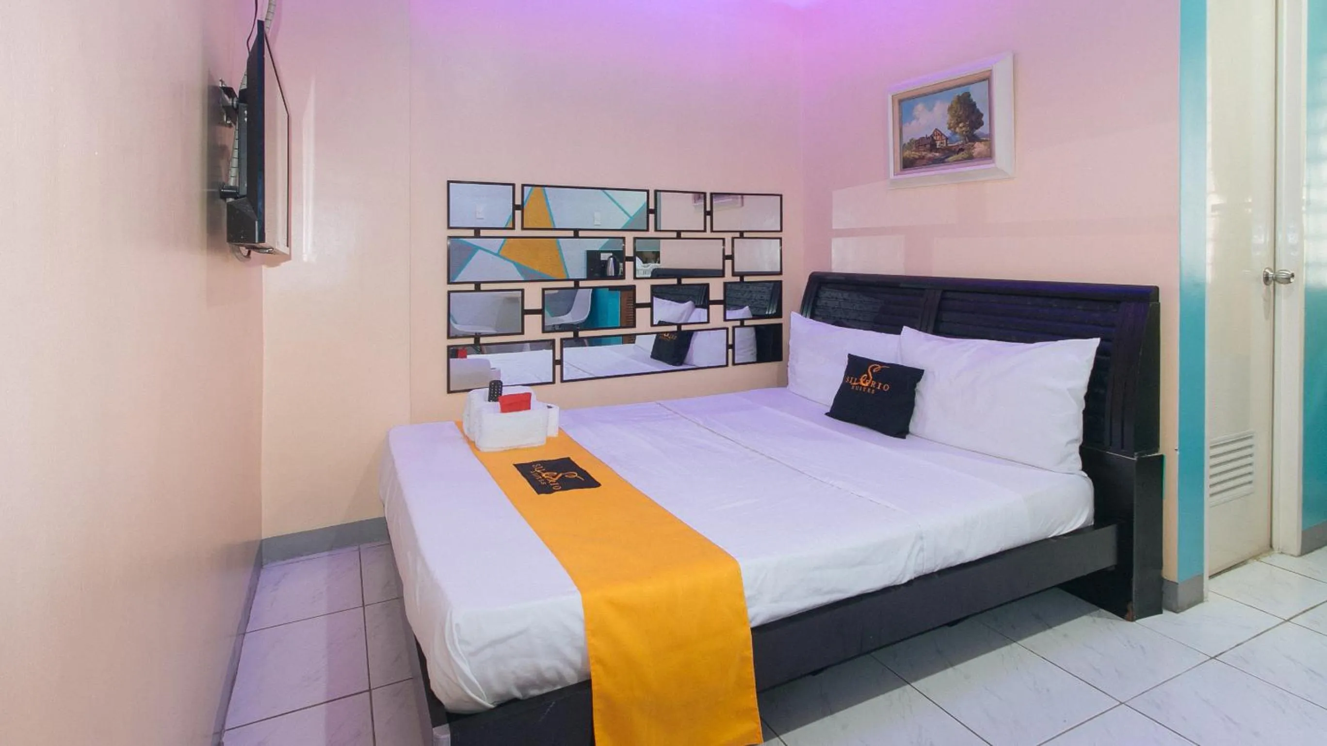 TV and multimedia, Bed in 4720 Silverio Suites Paranaque City