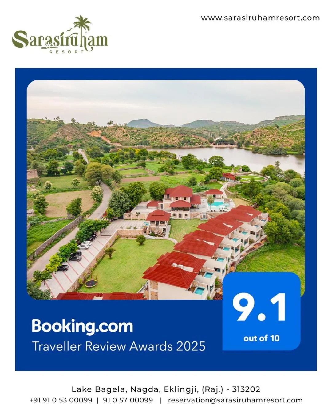 Certificate/Award in Sarasiruham Resort - Private Pool Villa in Udaipur