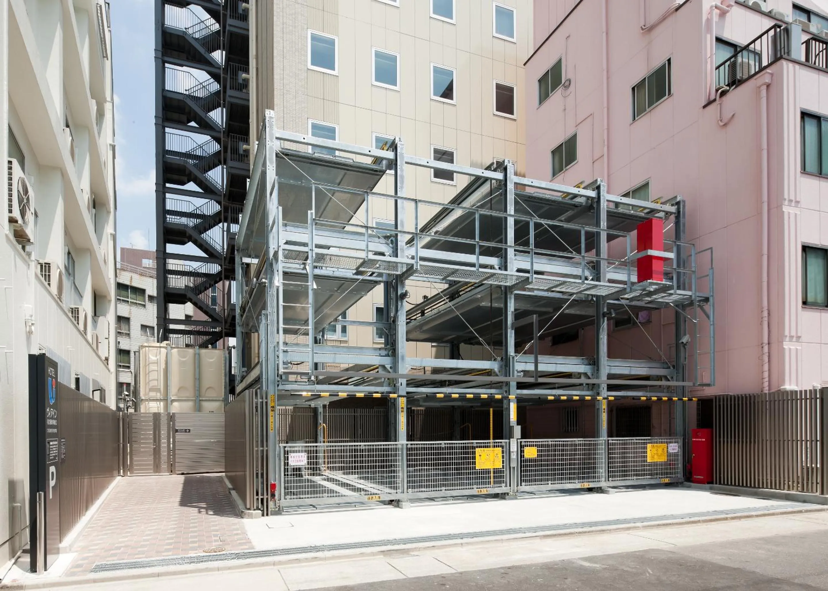 Parking in Via Inn Nagoya Shinkansen-guchi