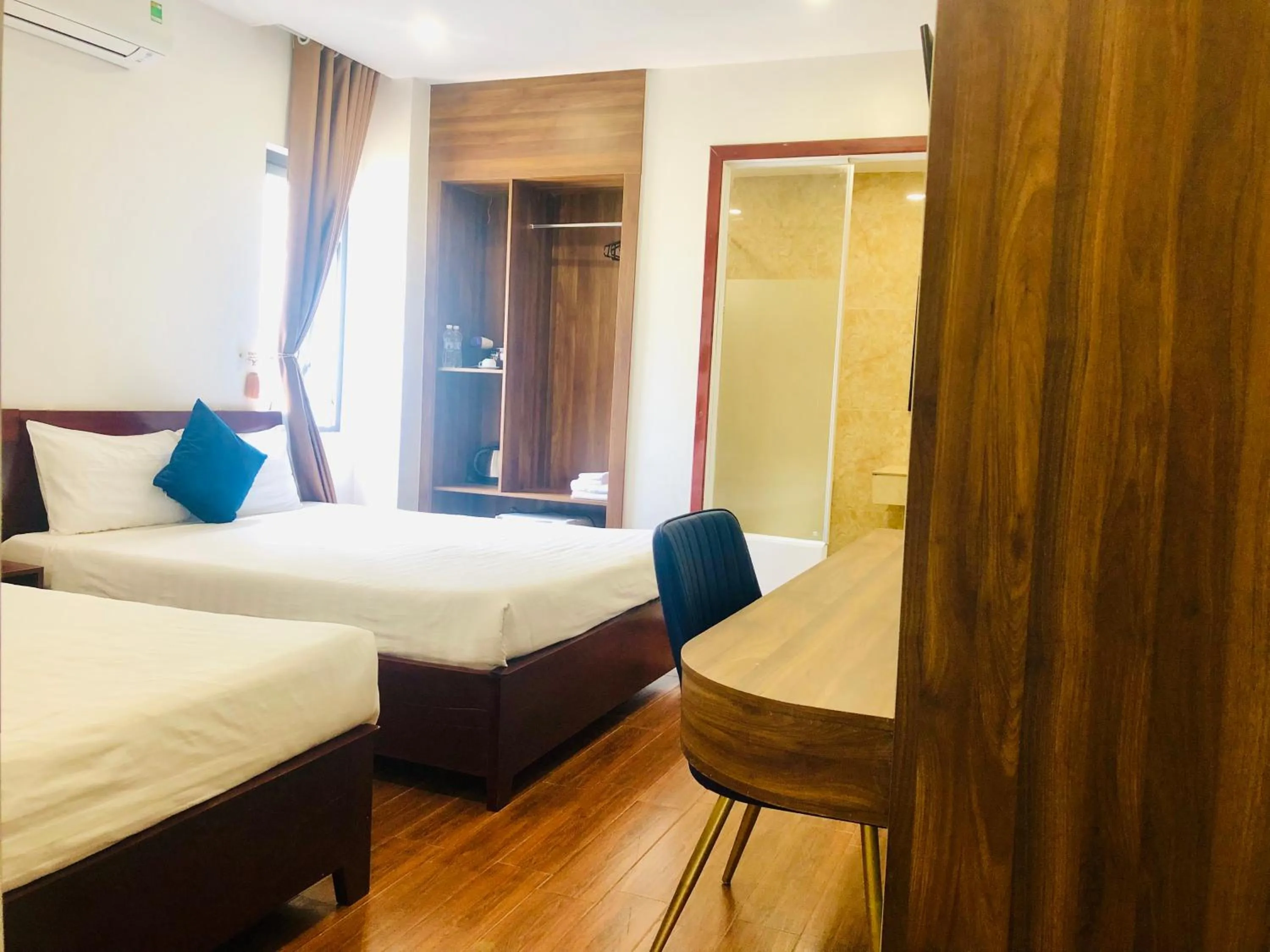 Bed in Le Centre Pleiku Hotel