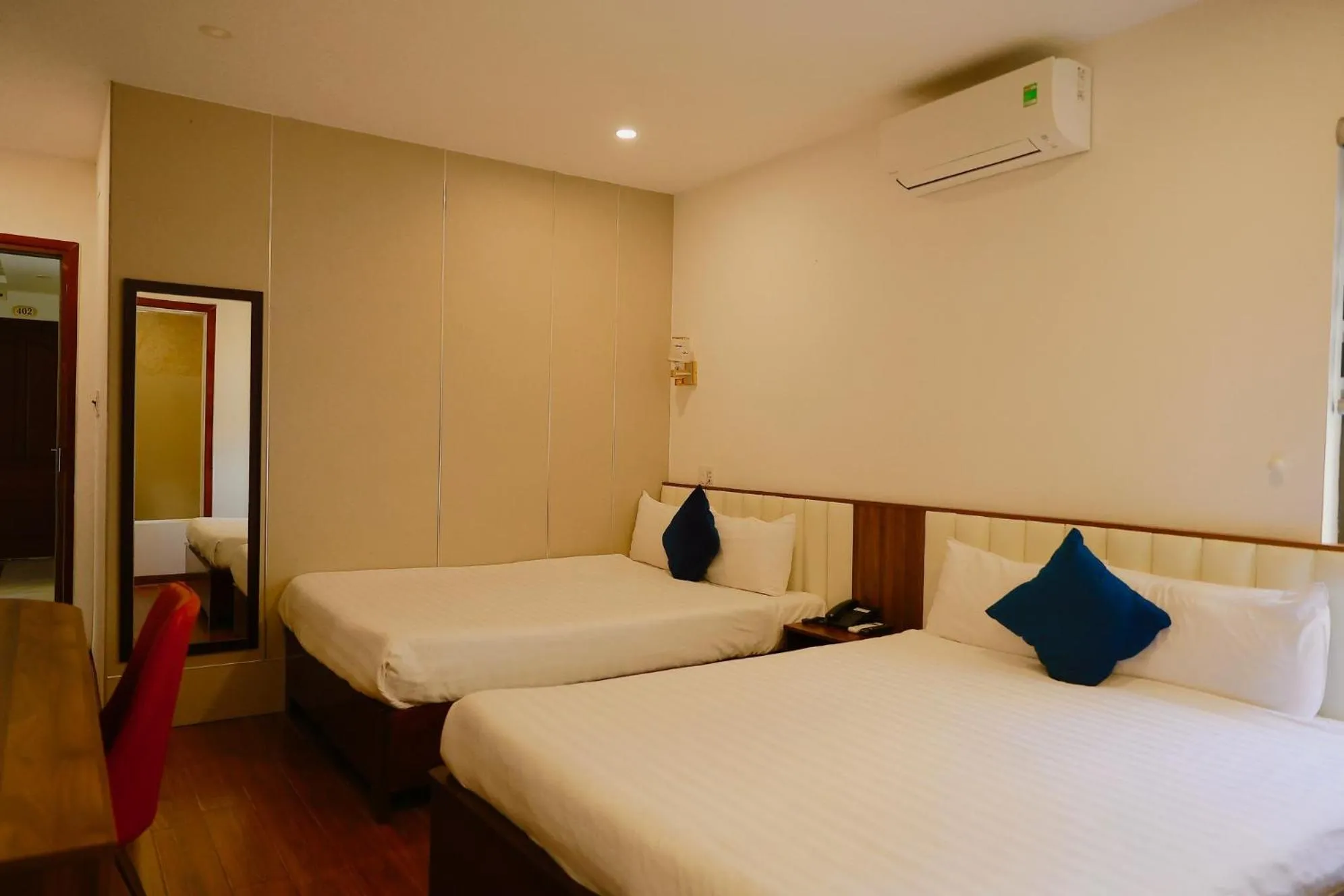 Bed in Le Centre Pleiku Hotel