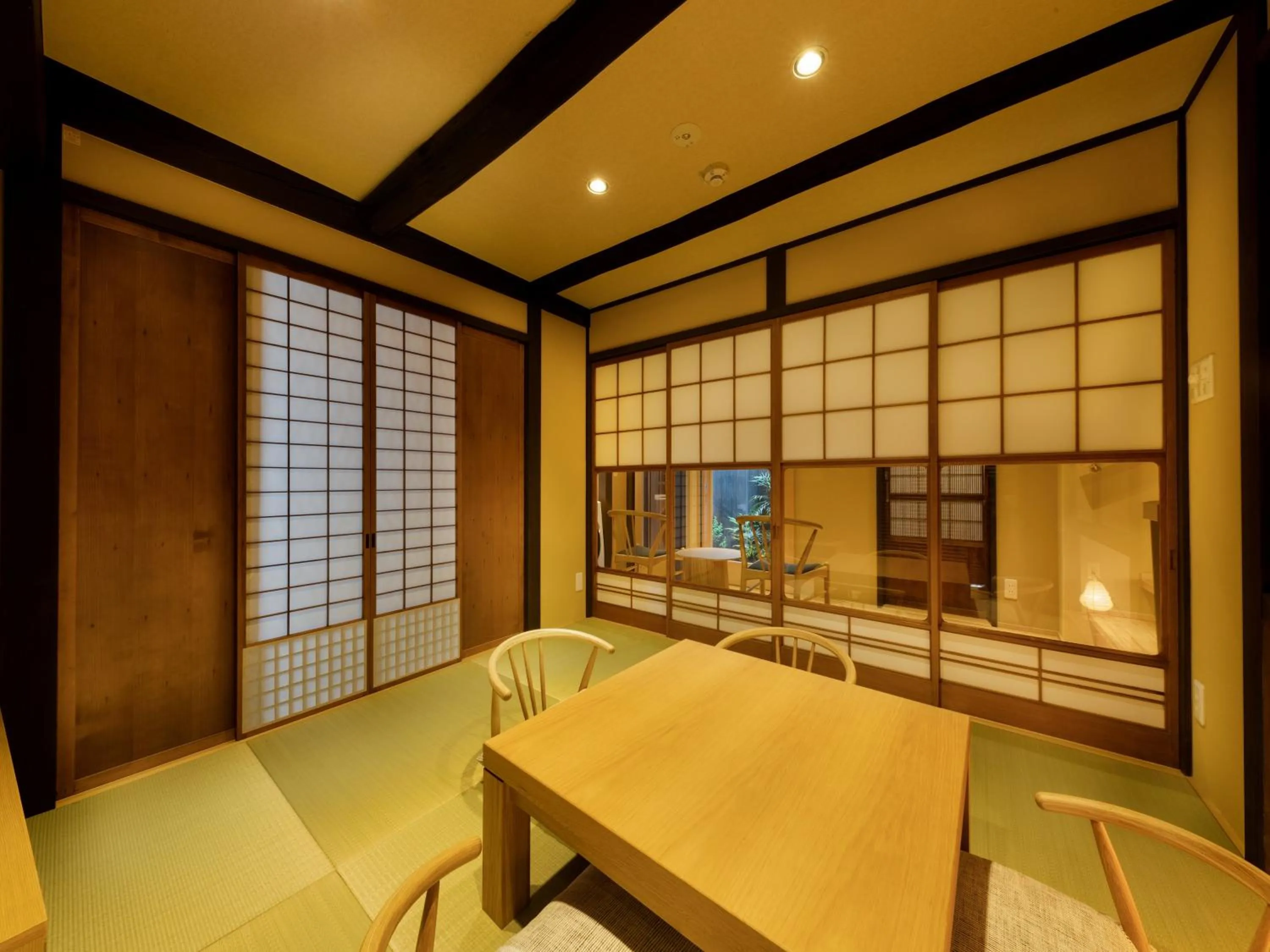 Living room in Tsumugi GionShirakawa