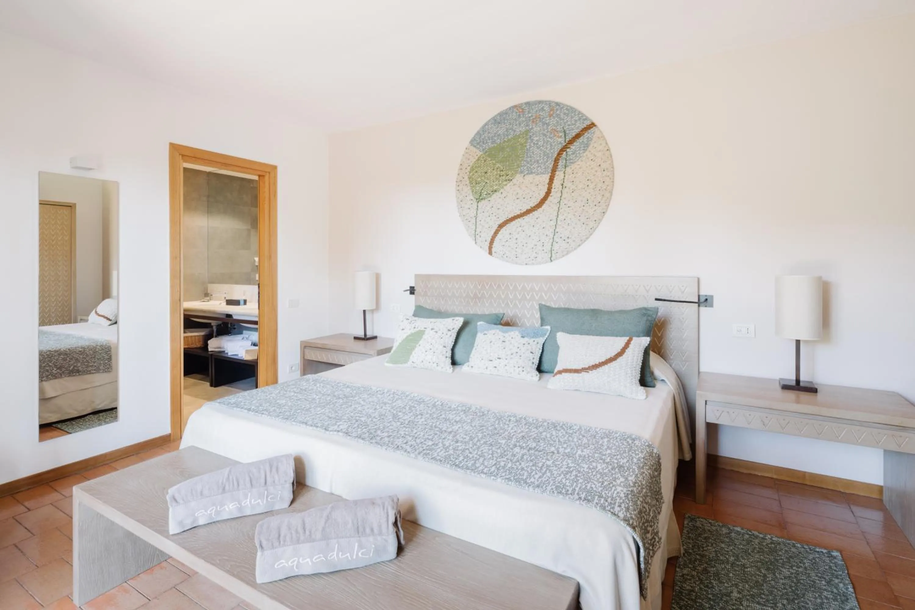 Bedroom, Bed in Hotel Aquadulci