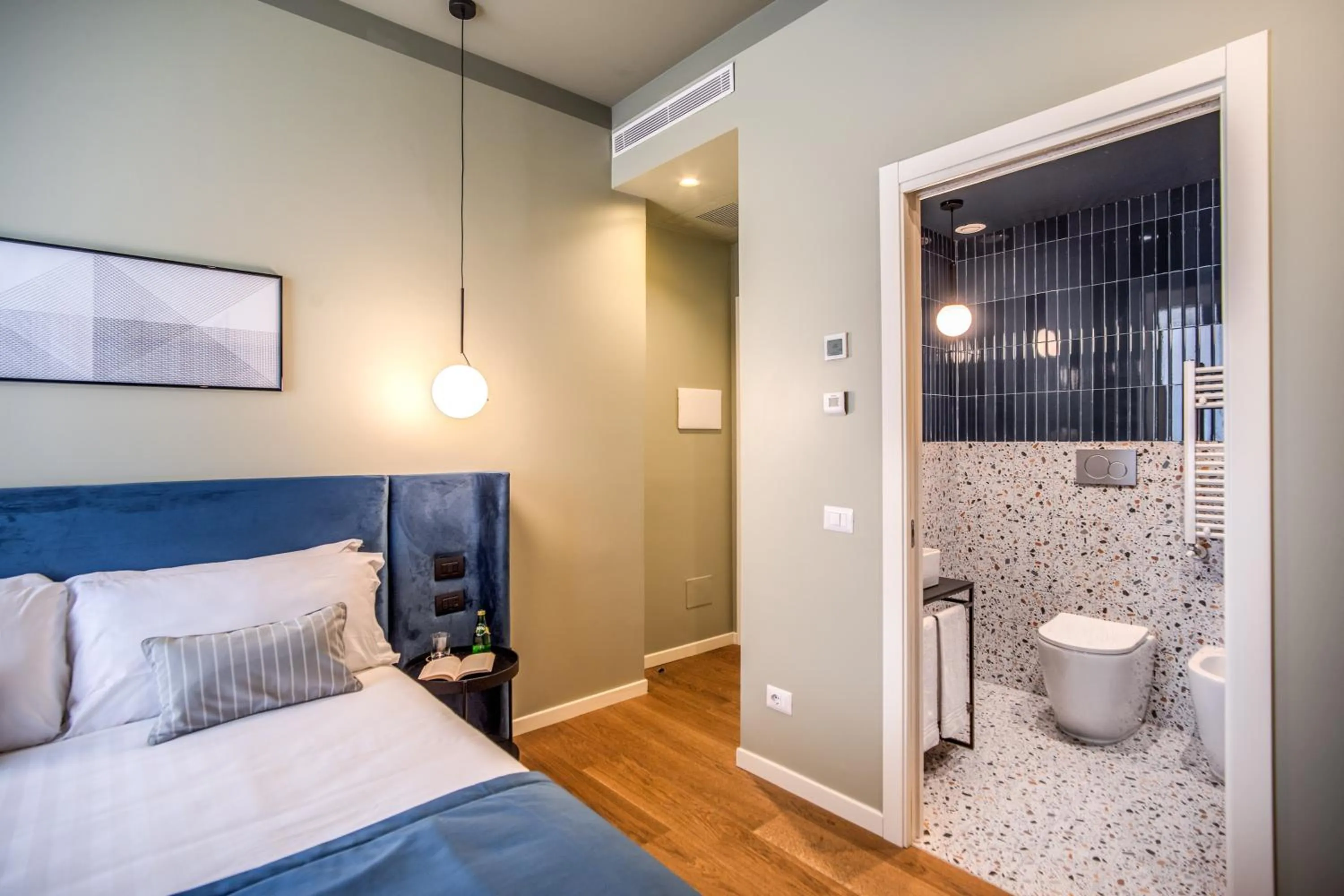 Bathroom, Bed in Sheva Boutique Hotel