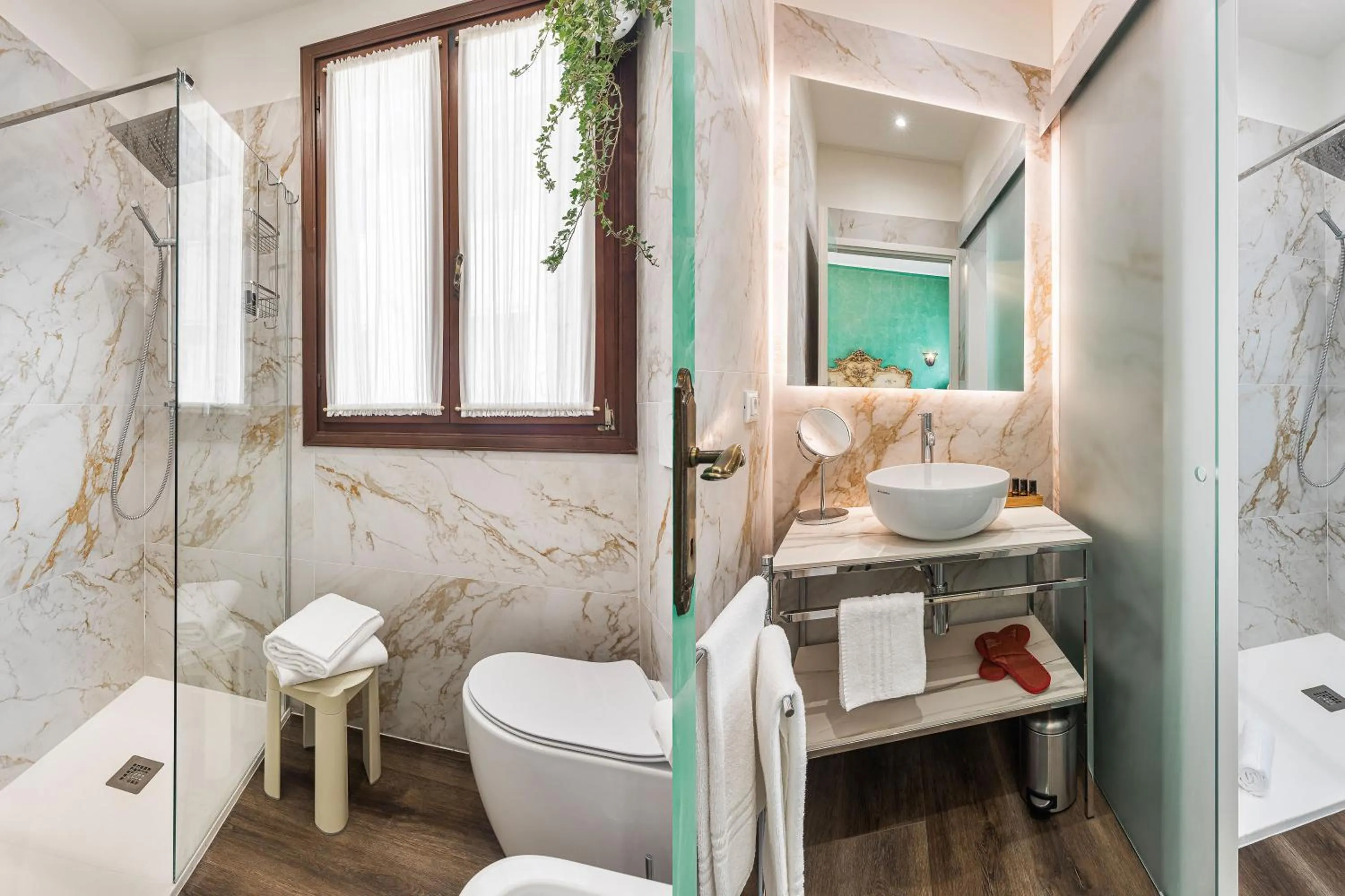 Shower in Hotel Ca' Alvise