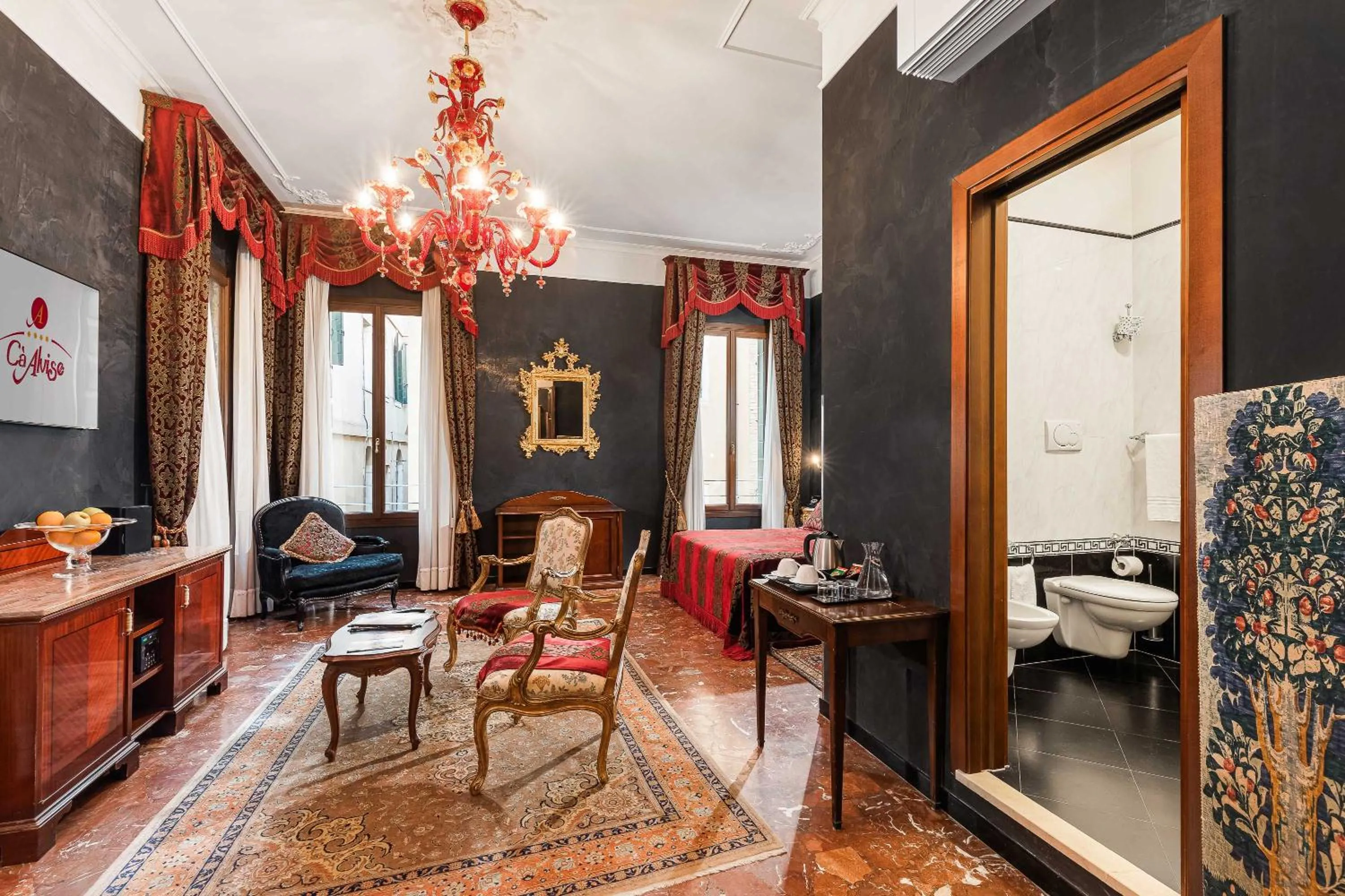 Bed in Hotel Ca' Alvise