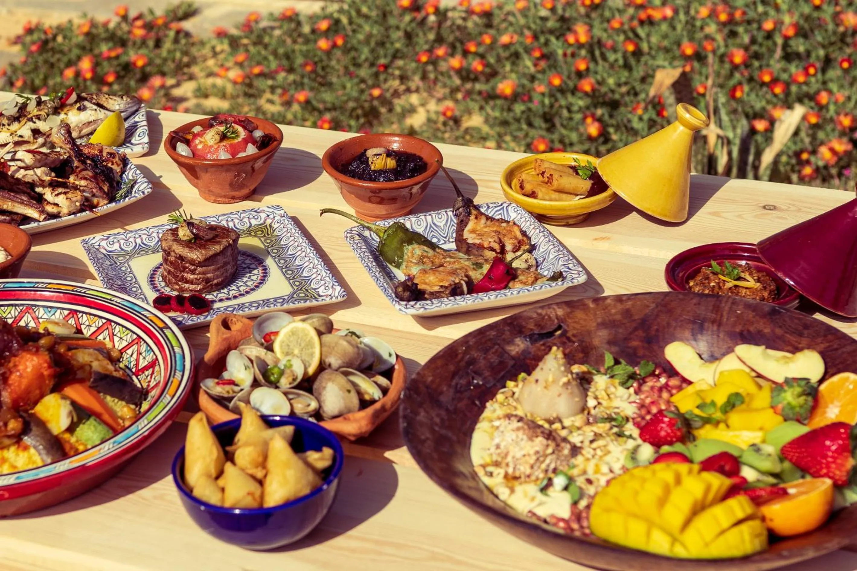 Food and drinks in Oasis212 Dakhla