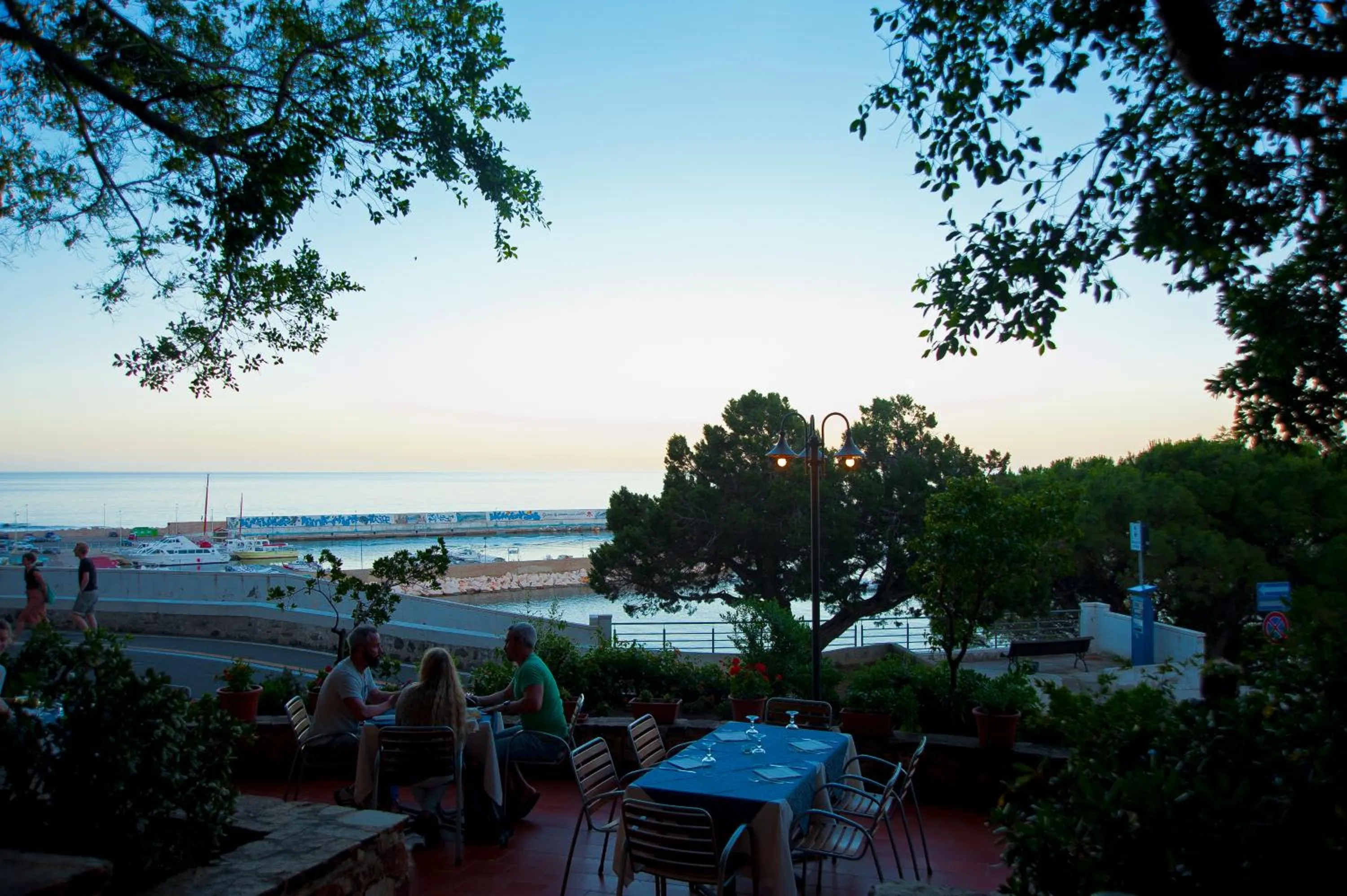 Patio in Albergo Miramare