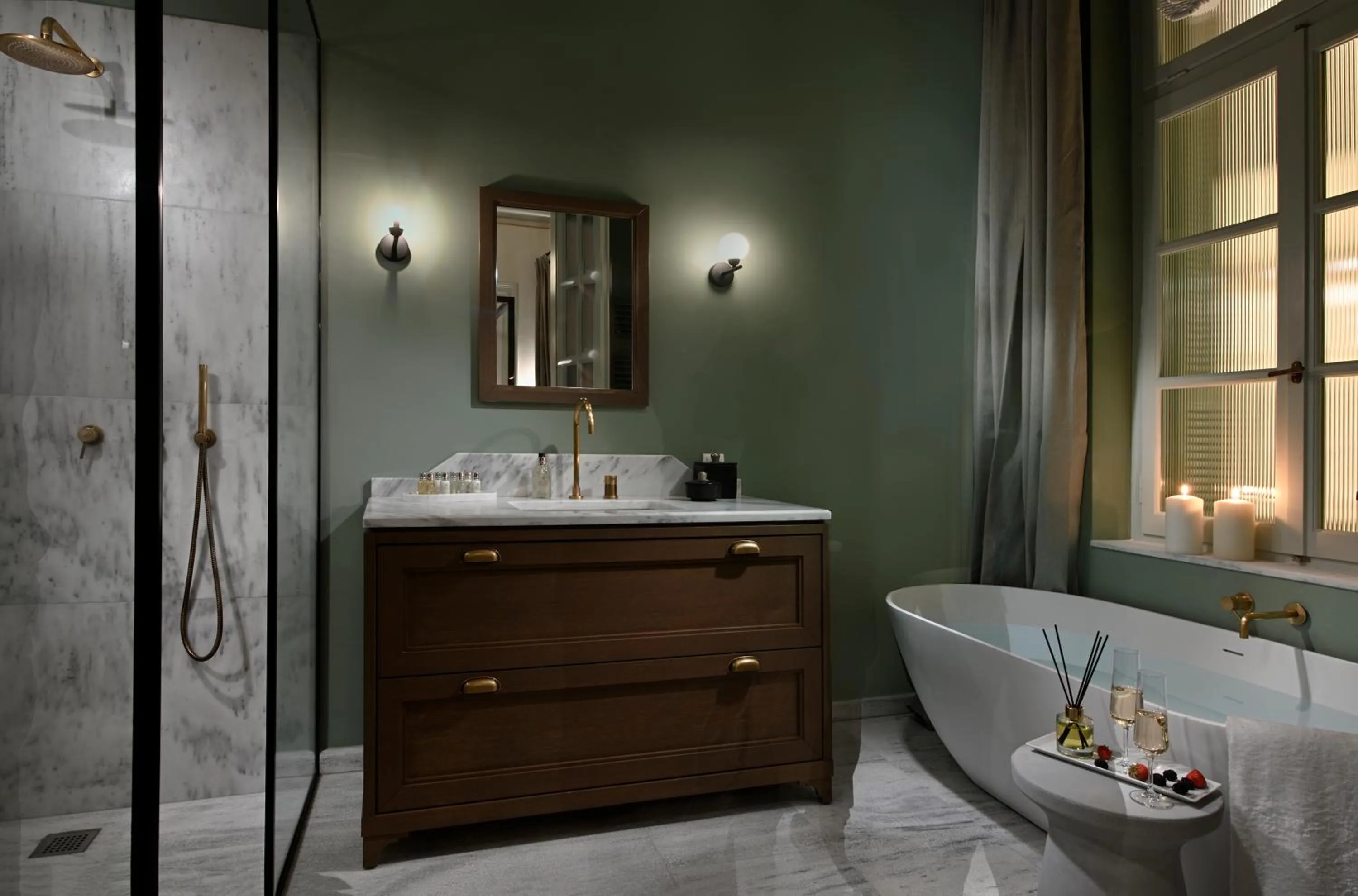 Bathroom in ATHINAIDOS QUARTERS by K&K