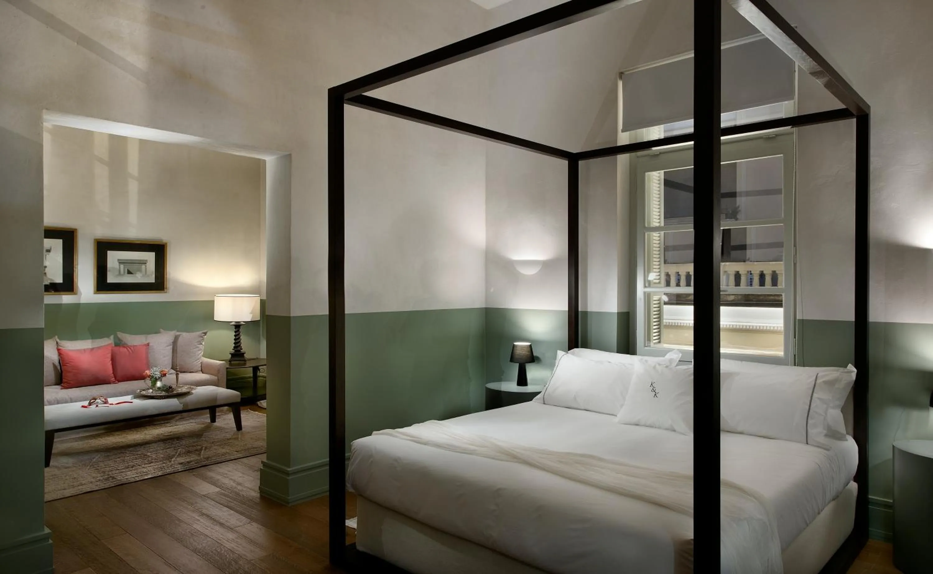 Photo of the whole room, Bed in ATHINAIDOS QUARTERS by K&K