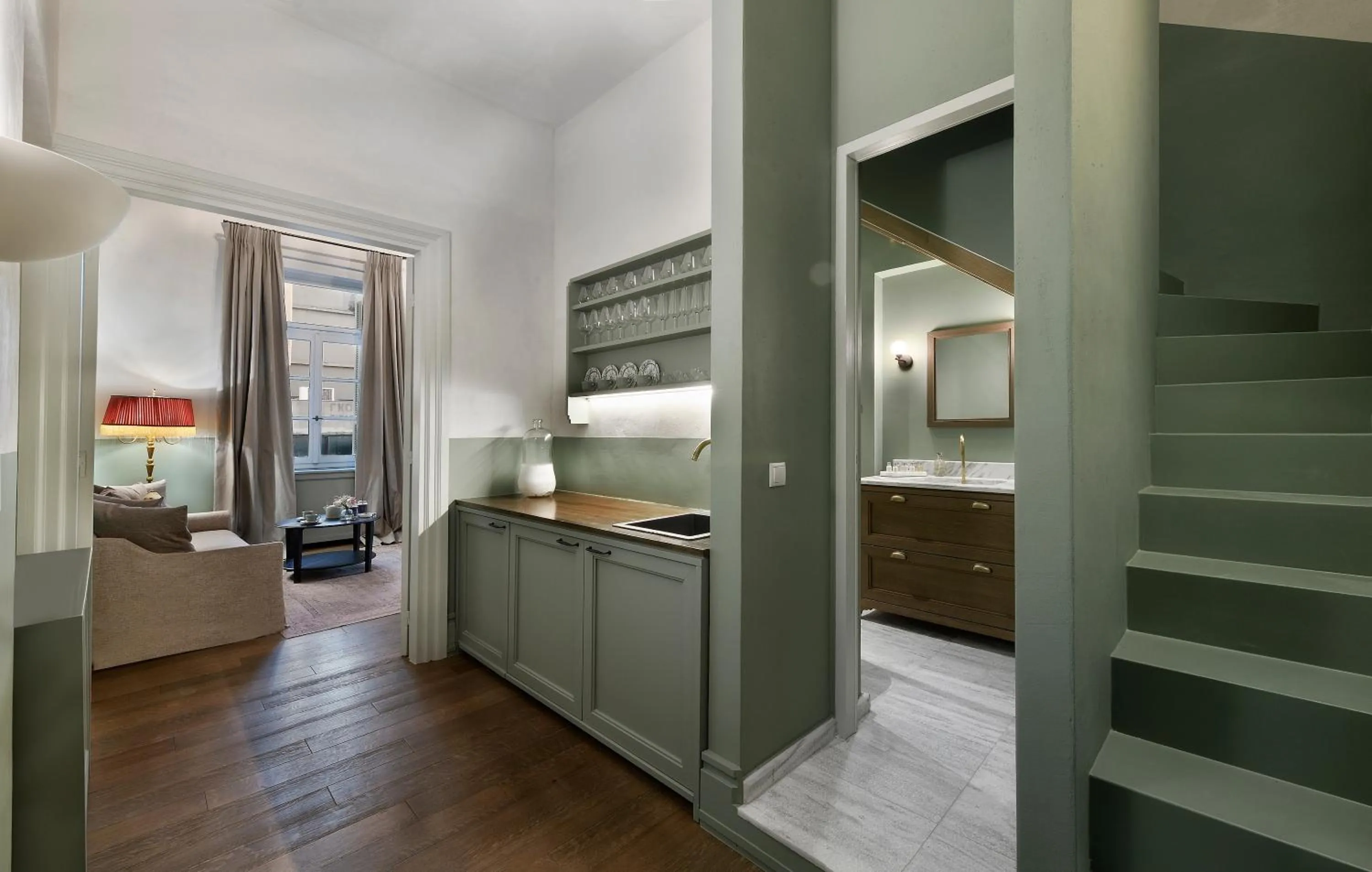 kitchen in ATHINAIDOS QUARTERS by K&K