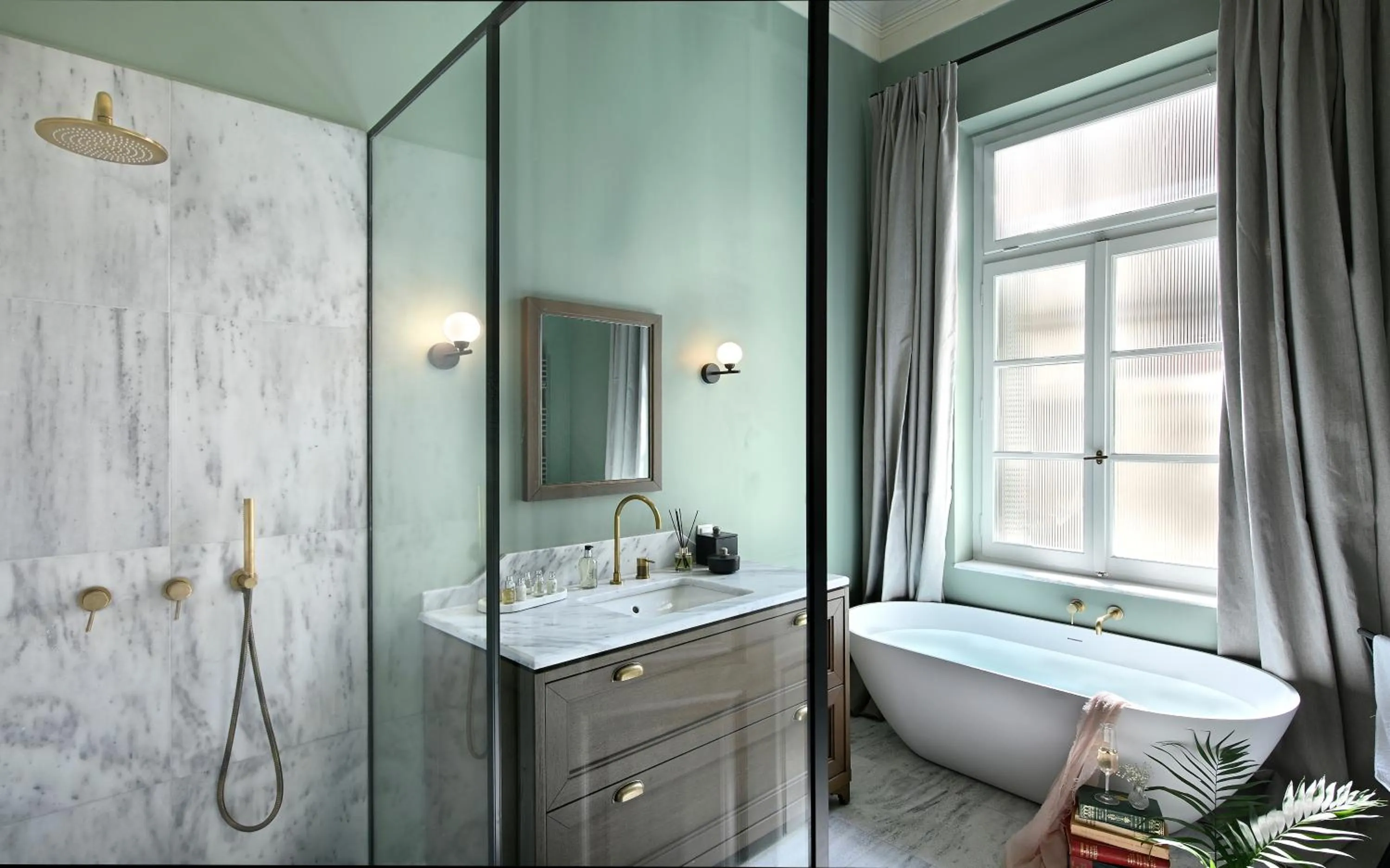 Bathroom in ATHINAIDOS QUARTERS by K&K