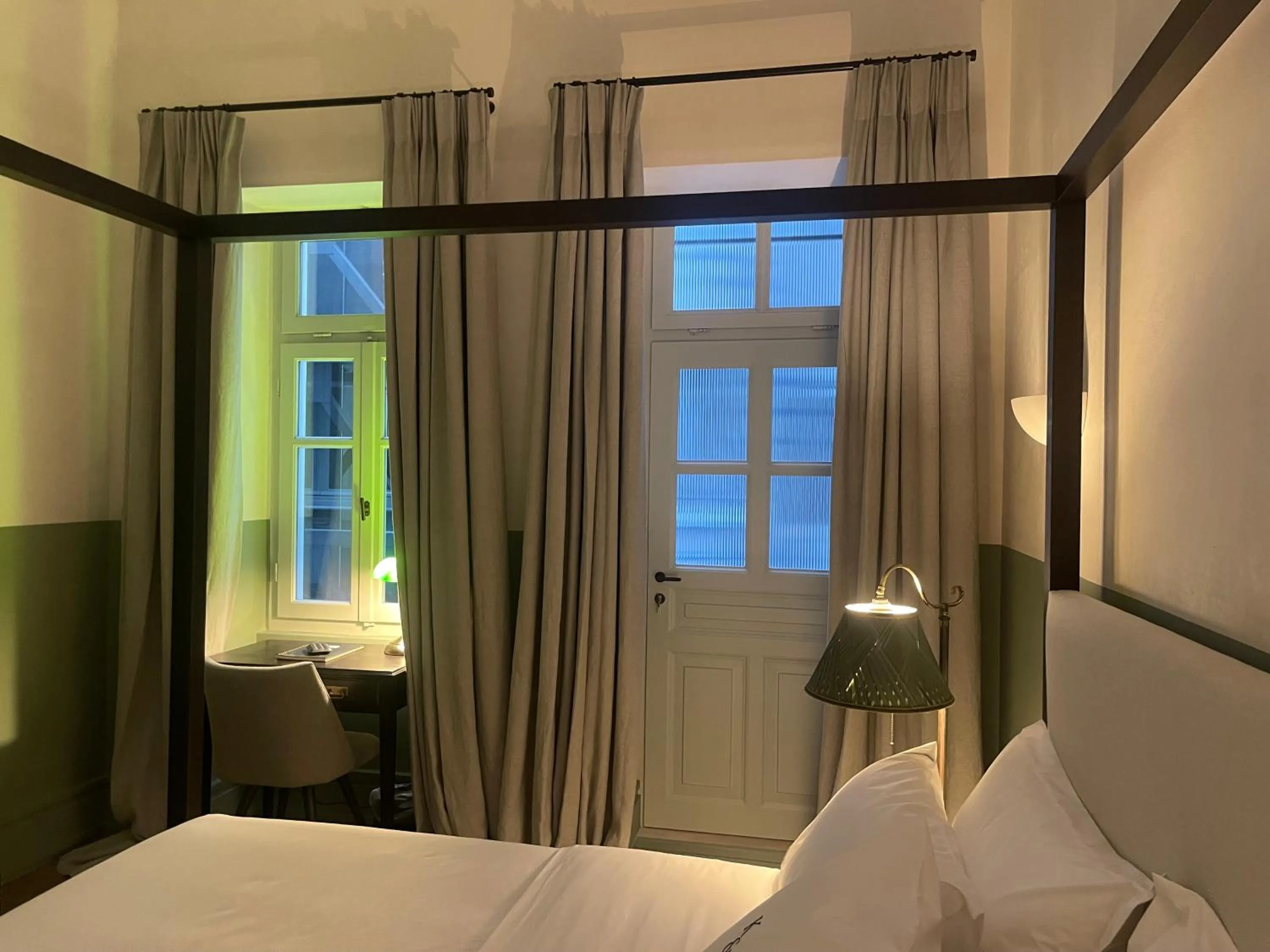 Decorative detail, Bed in ATHINAIDOS QUARTERS by K&K