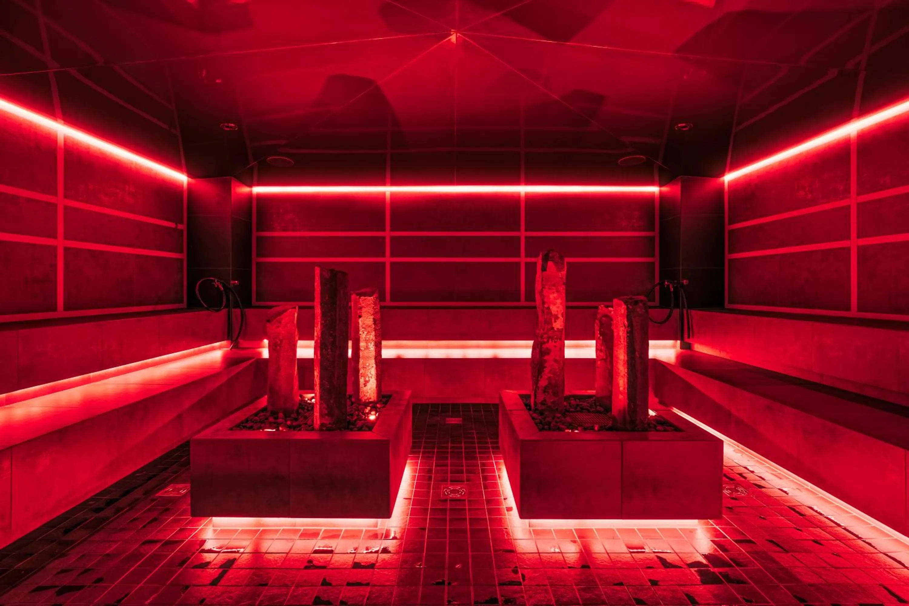 Steam room in The Well