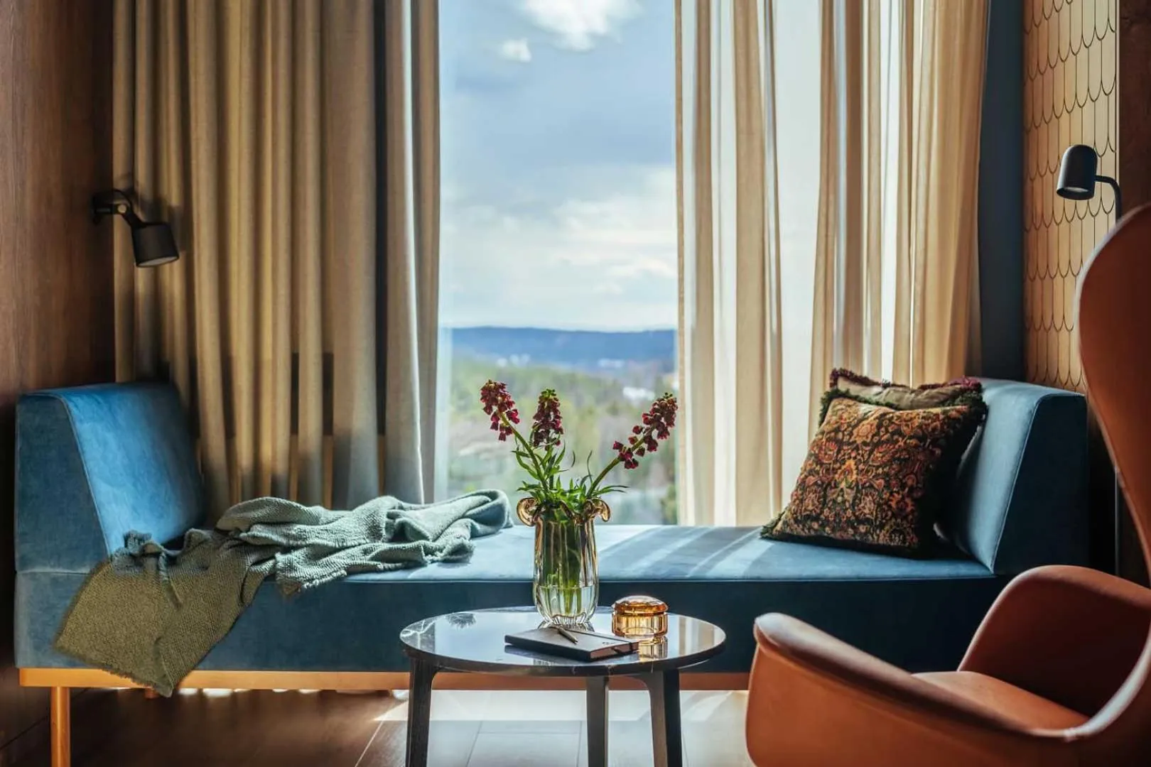 Seating area in The Well