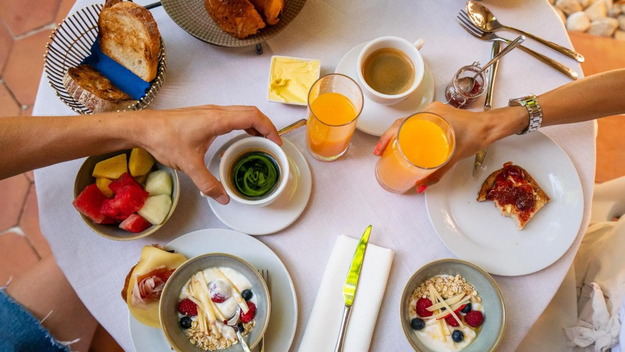 Food and drinks in Hotel Can Verdera