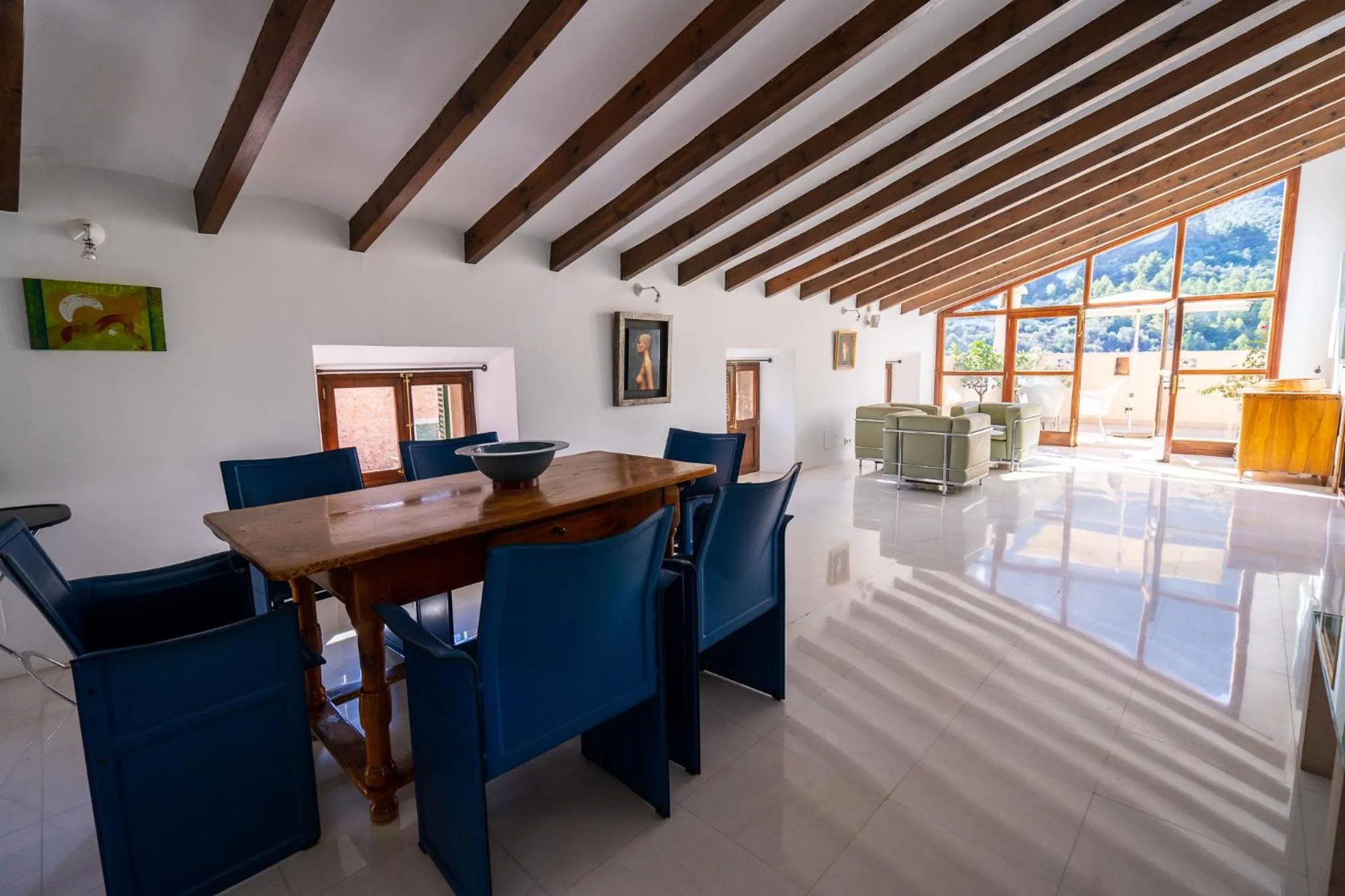 Living room in Hotel Can Verdera