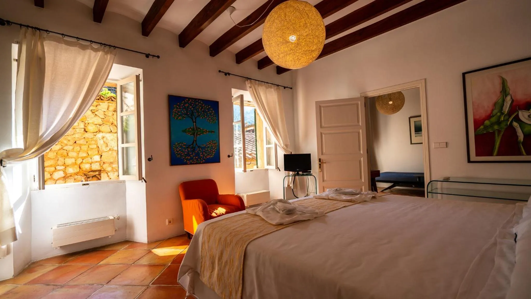 Bed in Hotel Can Verdera